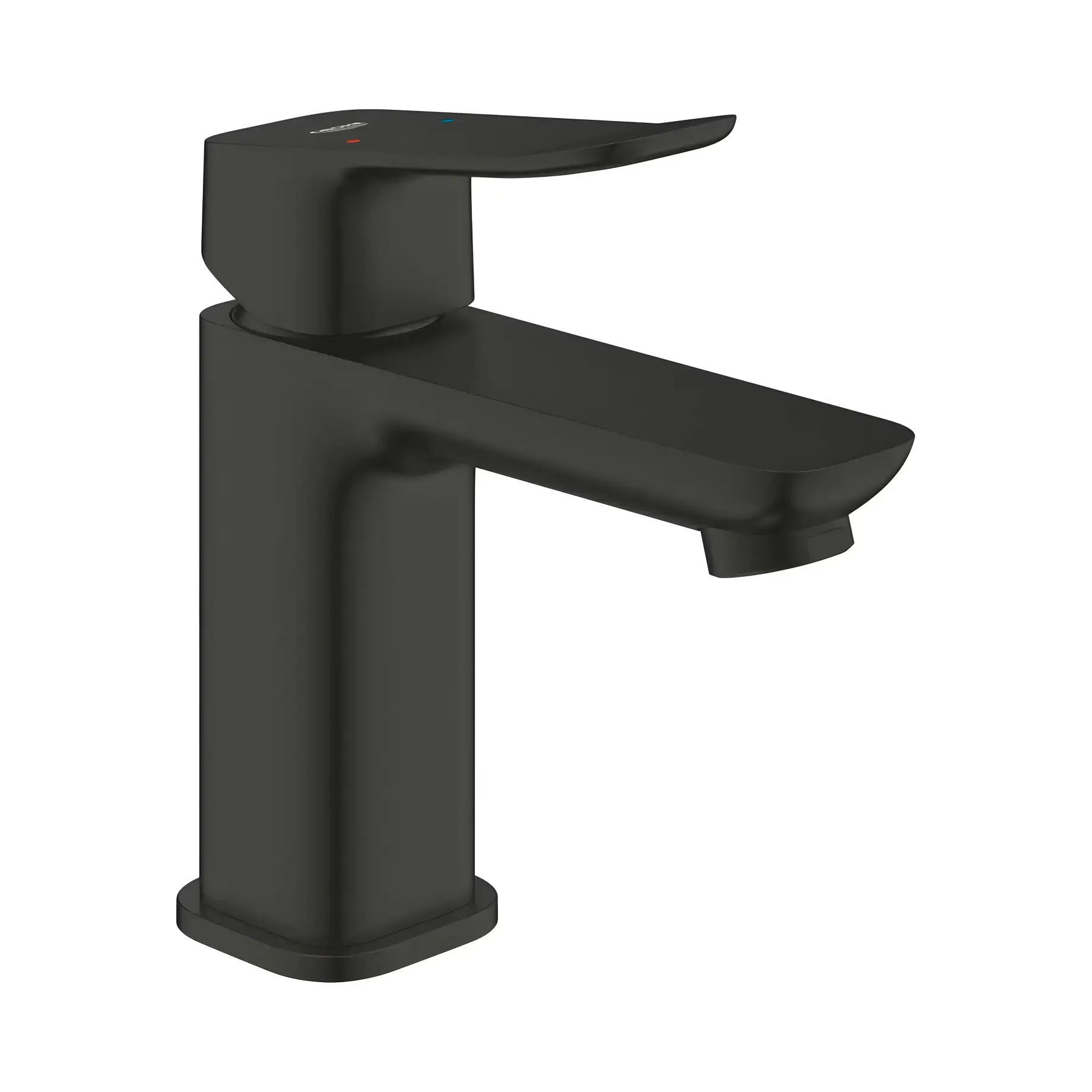 Змішувач для раковини Dice з донним клапаном Push-Open, розмір S Grohe 1018572430 Black — вид на білому тлі