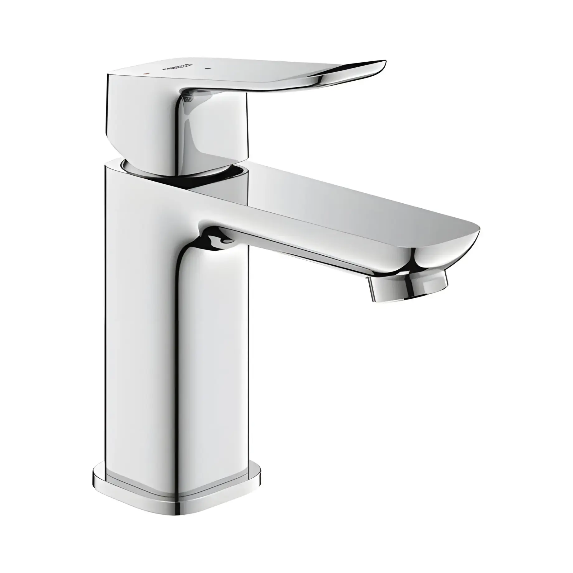 Змішувач для раковини Dice з донним клапаном Push-Open, розмір S, Cold Start Grohe 1018610000 Chrome — вид на білому тлі