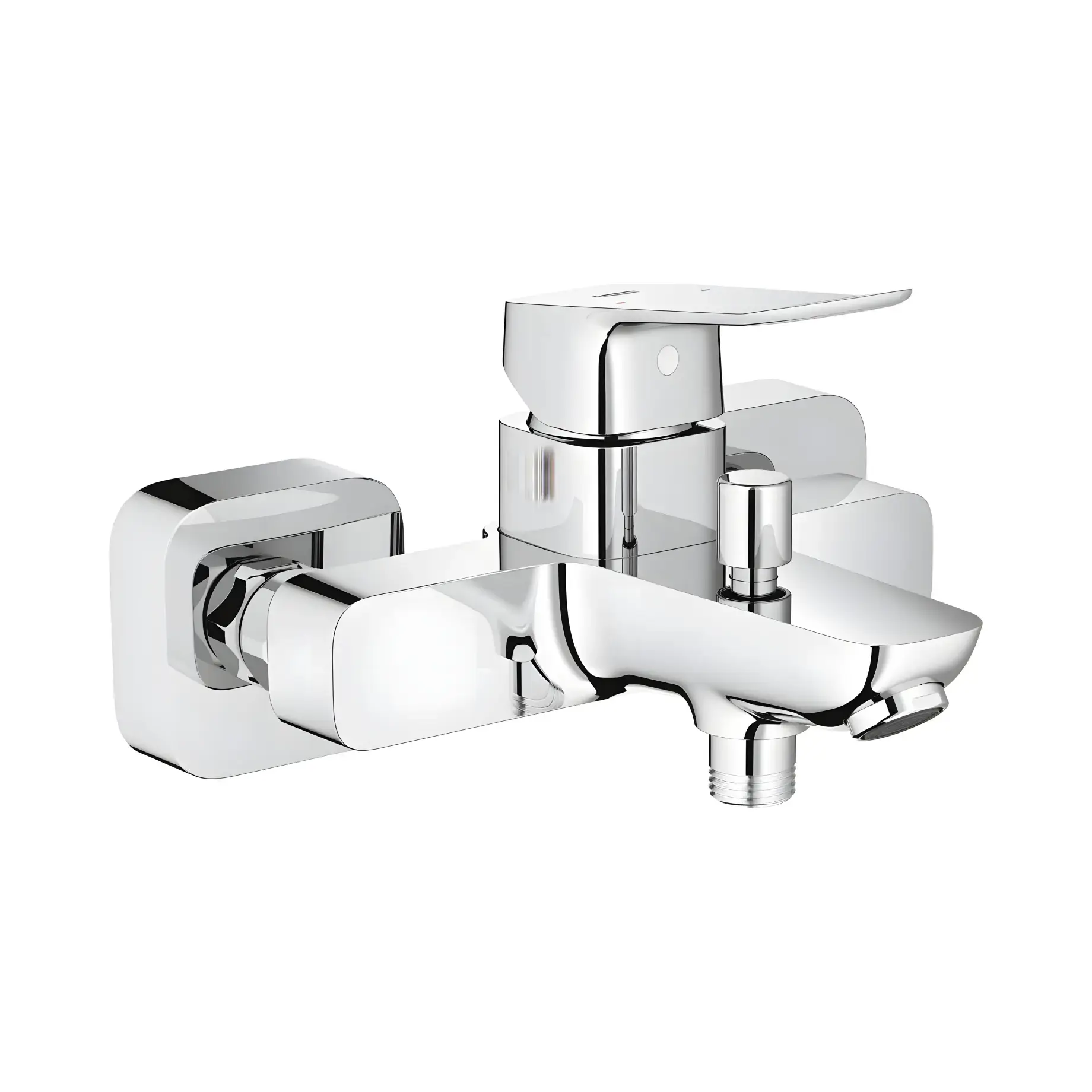 Смеситель для ванной Dice Grohe 1018720000 White Alpin — вид на белом фоне