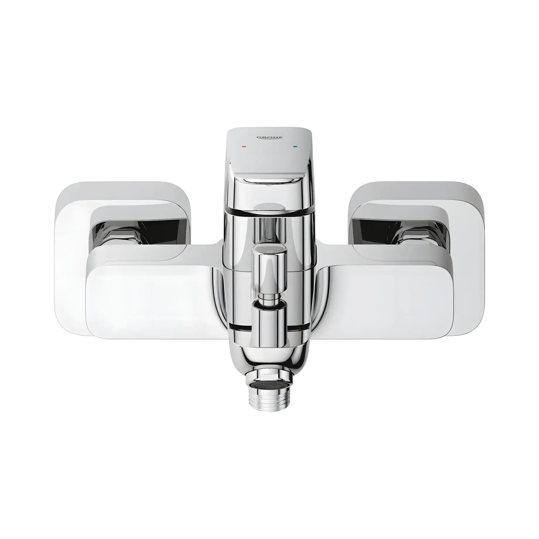 Смеситель для ванной Dice Grohe 1018720000 White Alpin — боковой ракурс