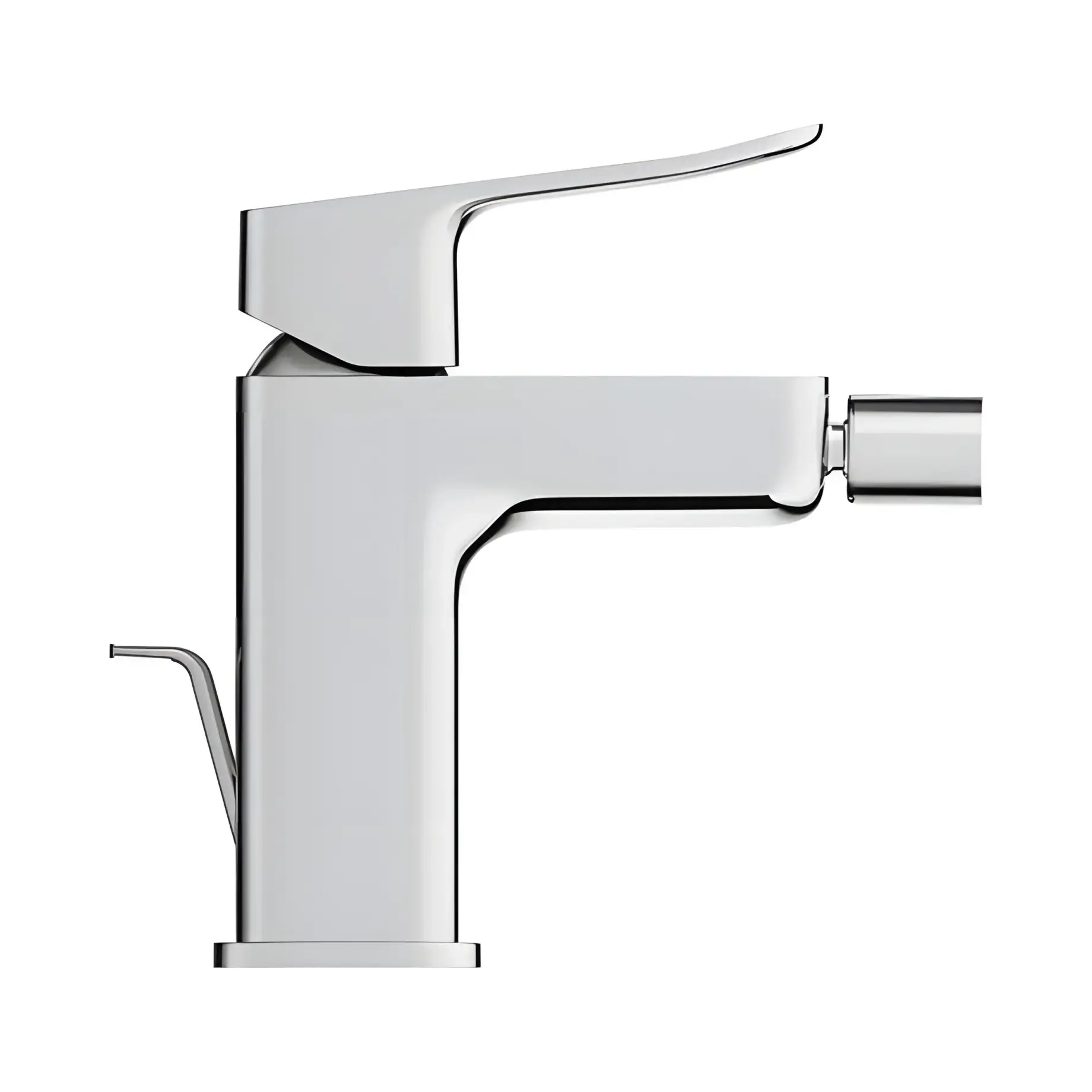 Змішувач для біде Dice з донним клапаном Grohe 1018770000 Chrome — бічний ракурс