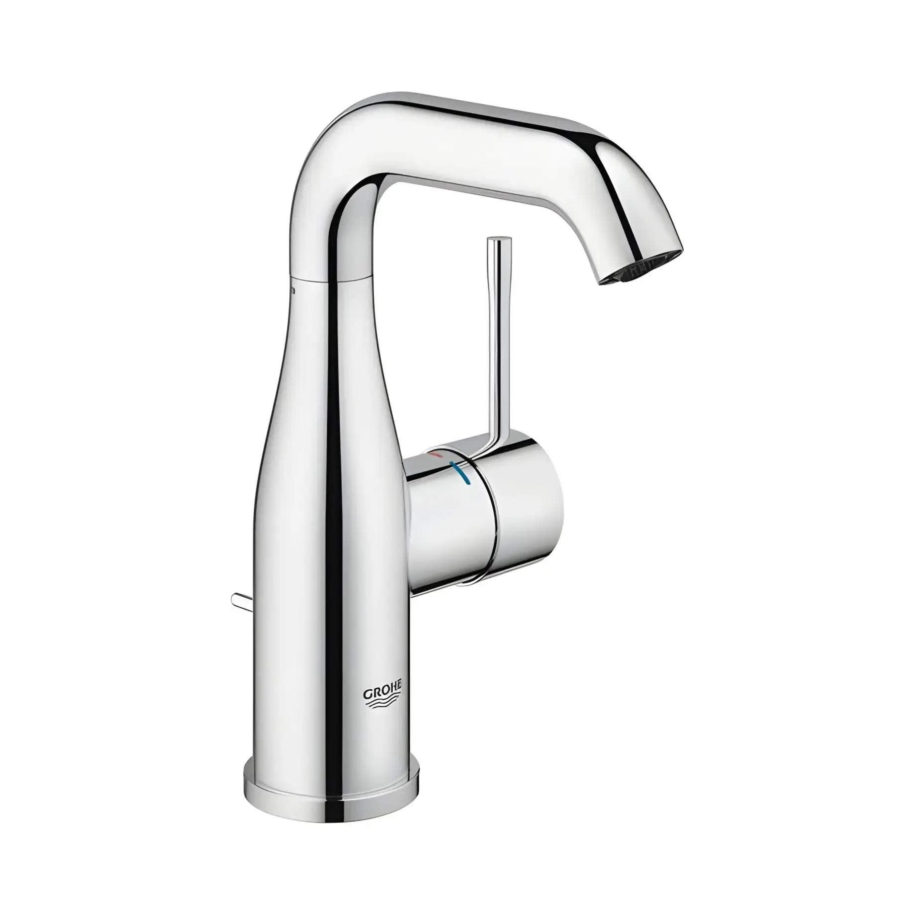 Змішувач для раковини з донним клапаном Essence New, розмір M Grohe 23462001 — вид на білому тлі