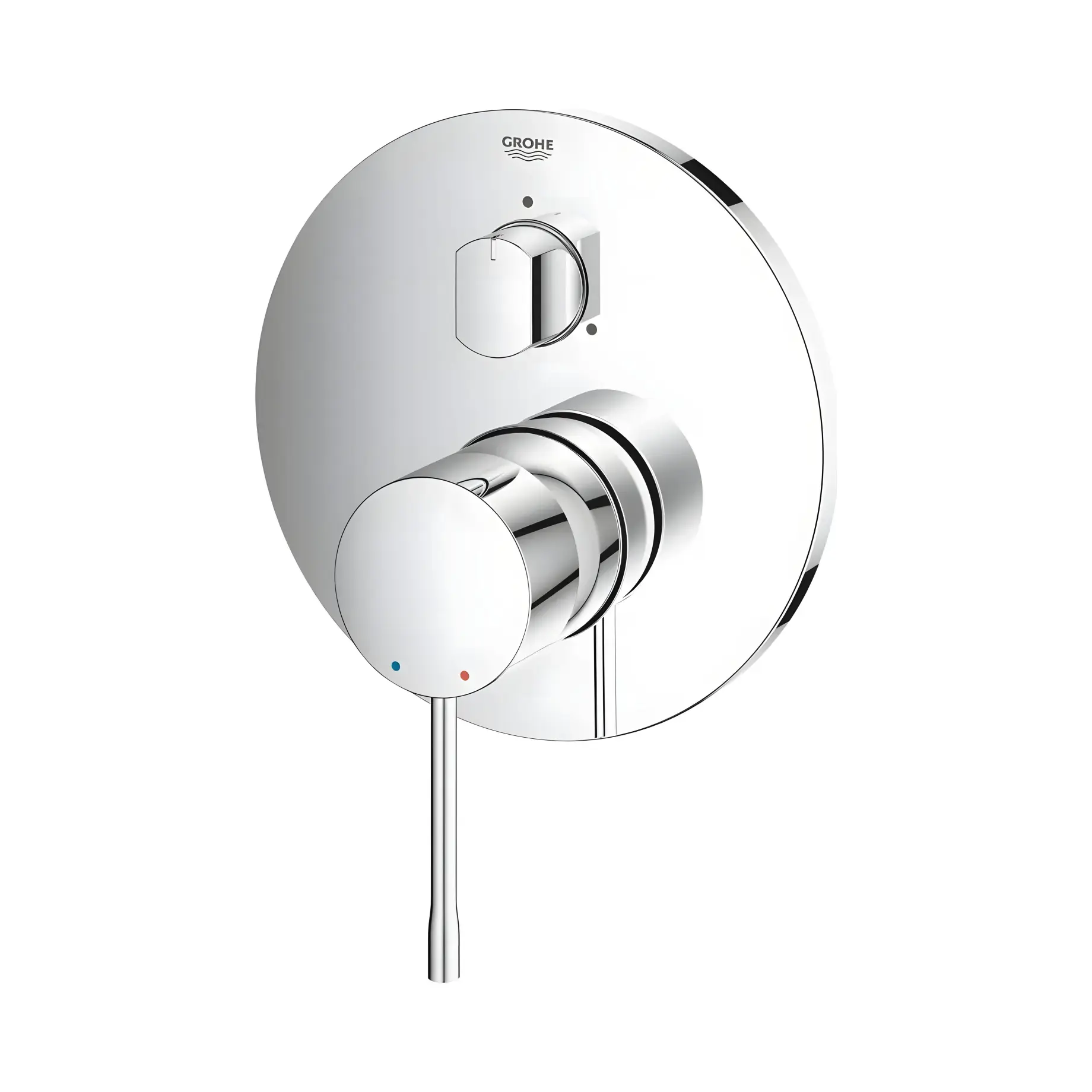 Змішувач для ванни/душу прихованого монтажу Essence на 3 споживачі Grohe 24092001 — вид спереду