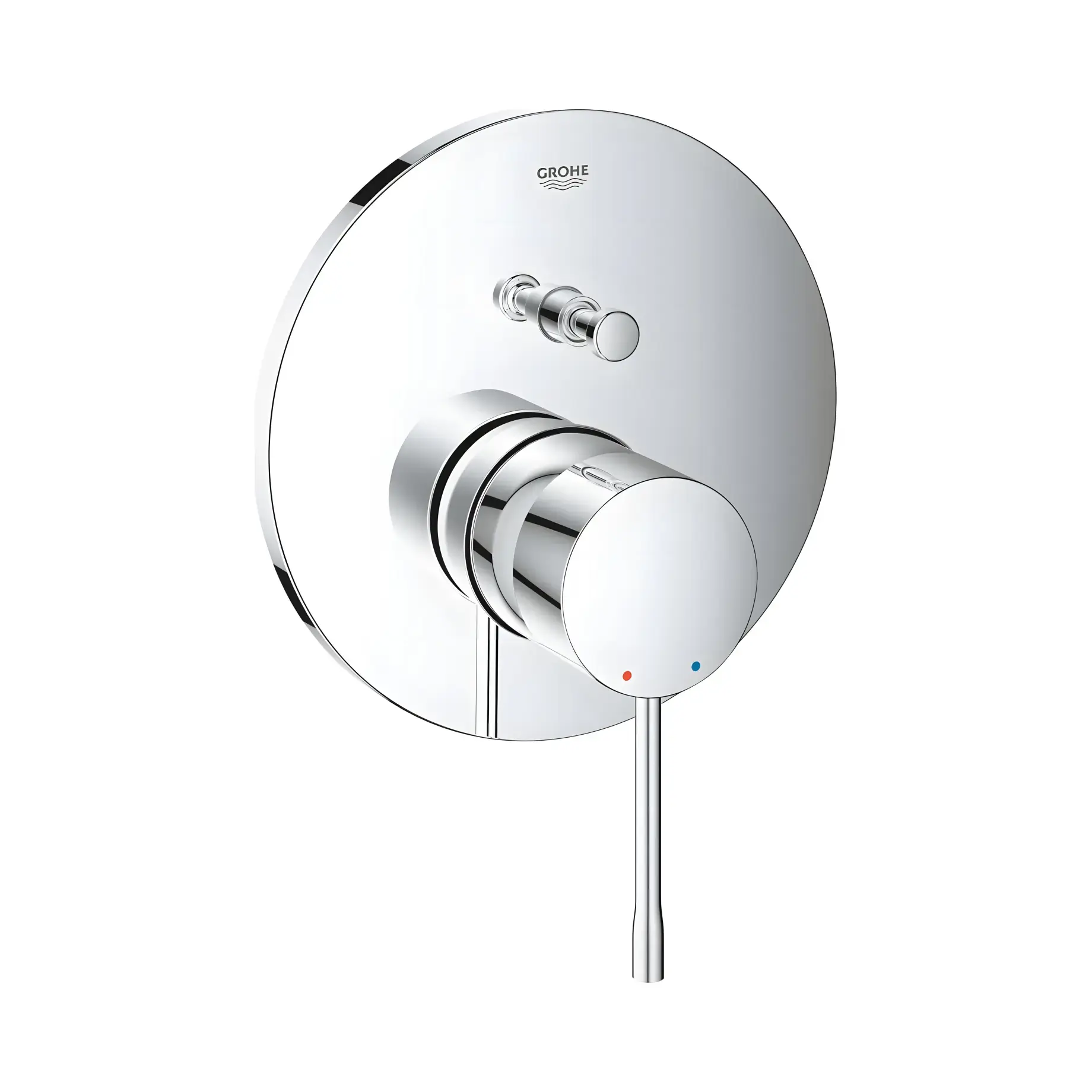 Змішувач для ванни/душу прихованого монтажу Essence Grohe 24167001 Chrome — вид на білому тлі