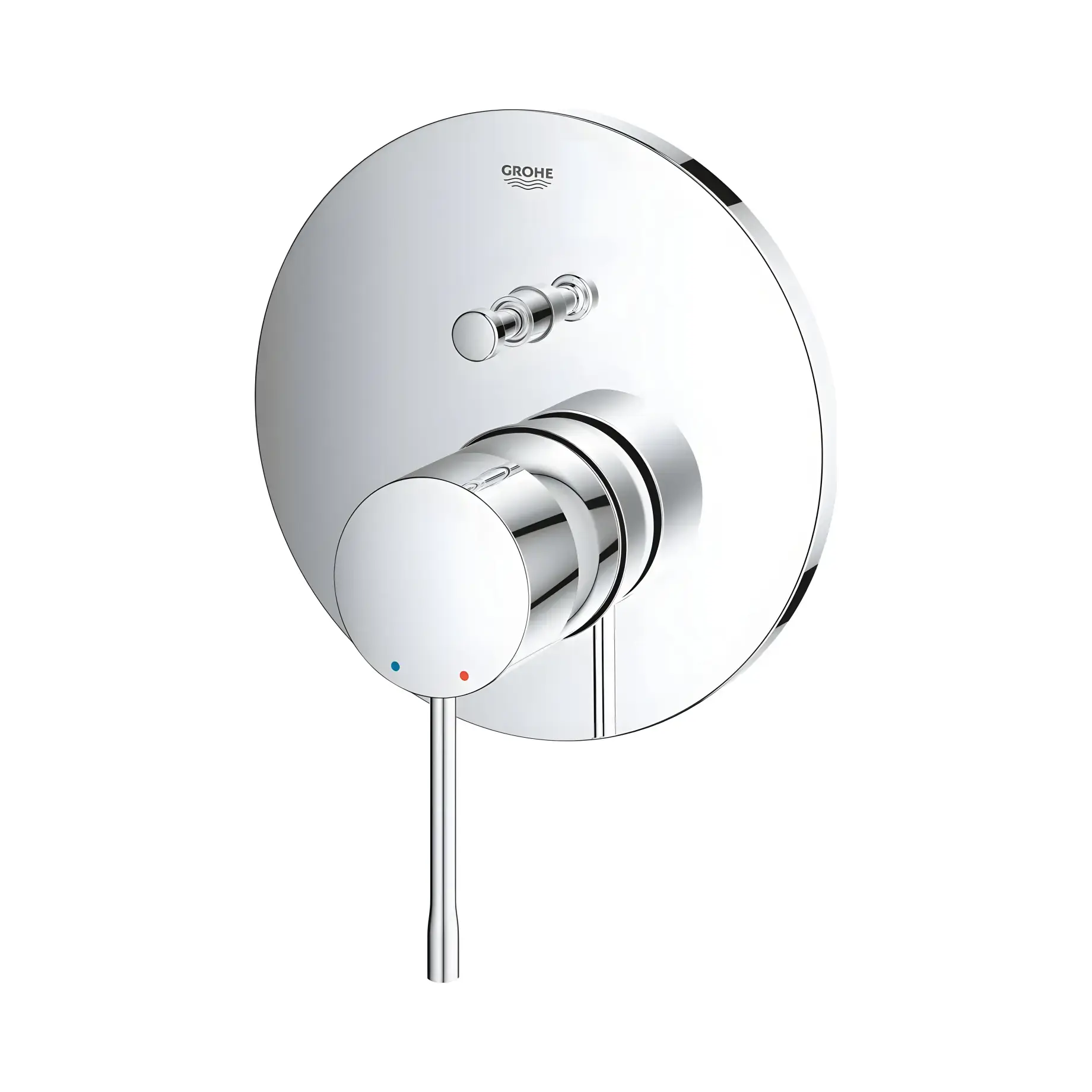 Змішувач для ванни/душу прихованого монтажу Essence Grohe 24167001 Chrome — вид згори