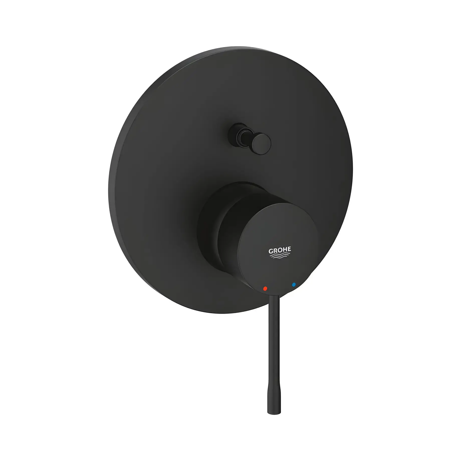 Змішувач для ванни/душу прихованого монтажу Essence Grohe 24167KF1 Phantom Black — вид на білому тлі