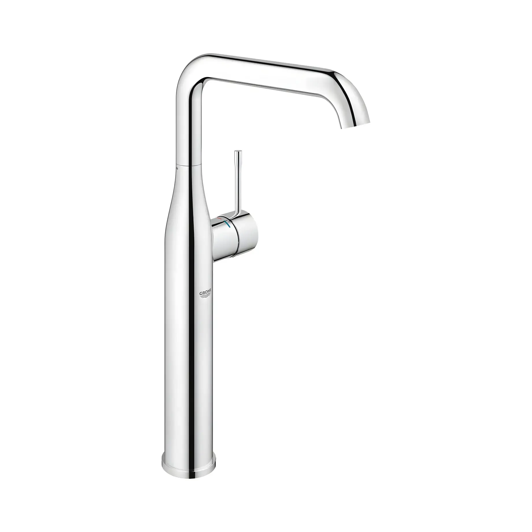 Змішувач для раковини високий Essence, розмір XL Grohe 24170001 Chrome — вид на білому тлі