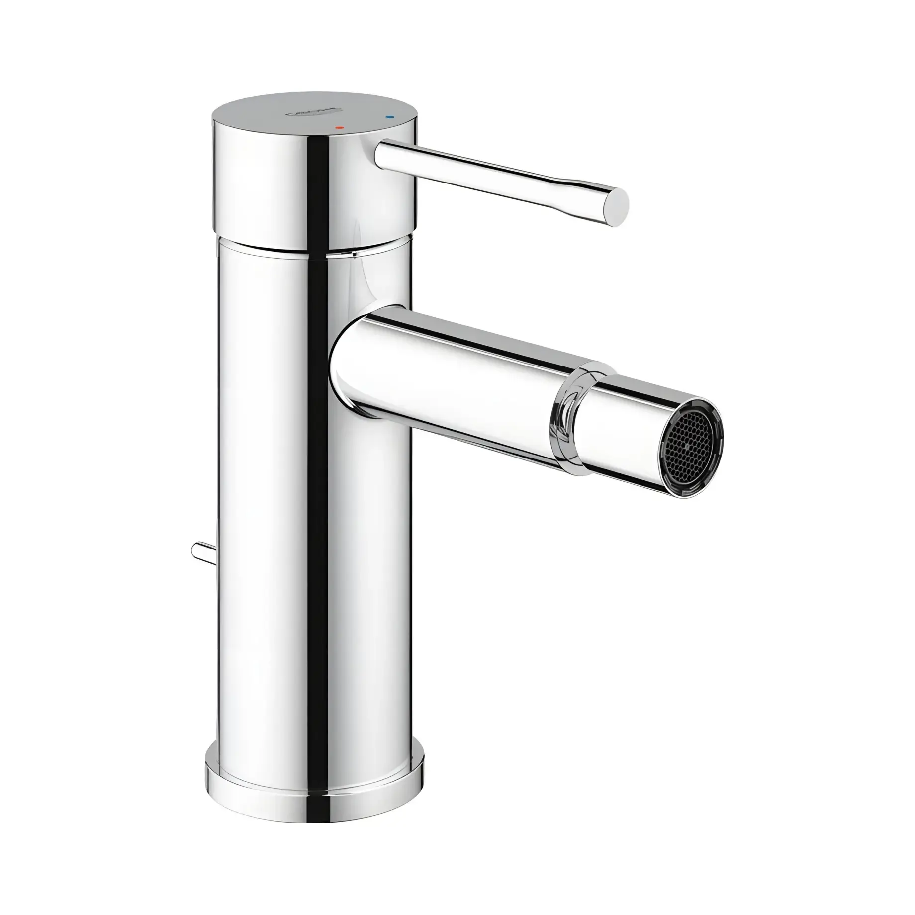 Змішувач для біде з донним клапаном Essence Grohe 24178001 — вид на білому тлі
