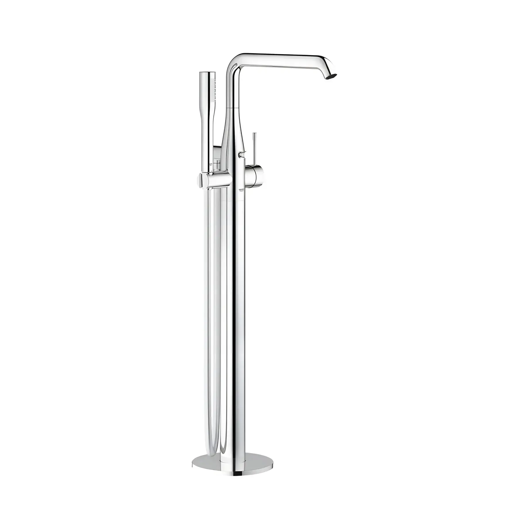 Змішувач для ванни Essence підлогового монтажу Grohe 25248001 Chrome — вид на білому тлі