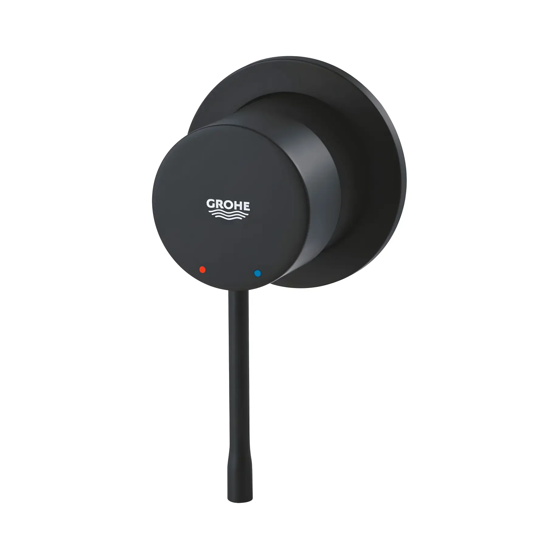 Змішувач для душу прихованого монтажу Essence Grohe 29197KF0 Phantom Black — бічний ракурс