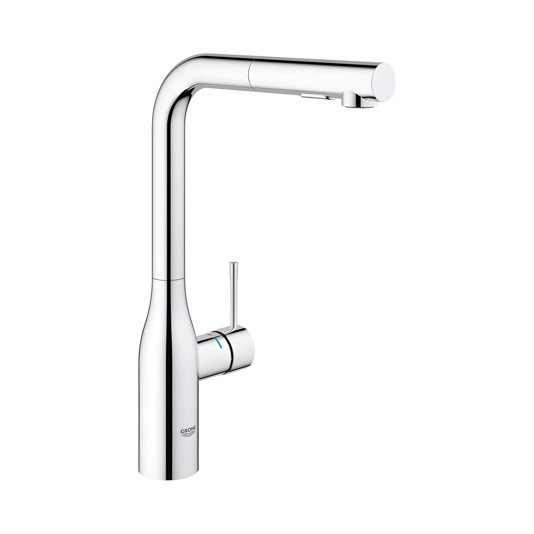 Змішувач для кухні з витяжним виливом Essence Grohe 30270000 — вид на білому тлі