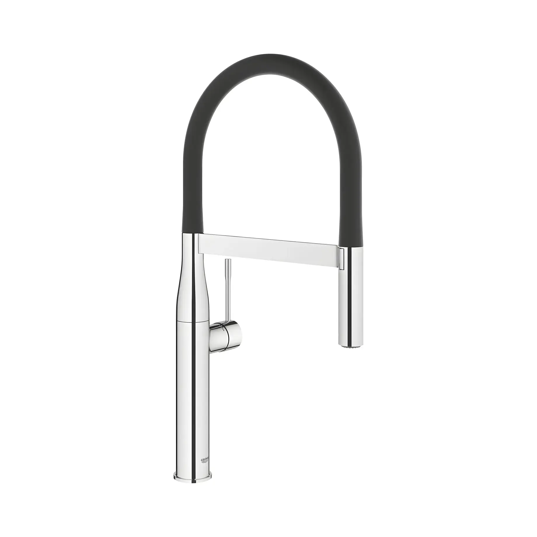 Змішувач для кухні з гнучким виливом Essence Grohe 30294000 — вид на білому тлі