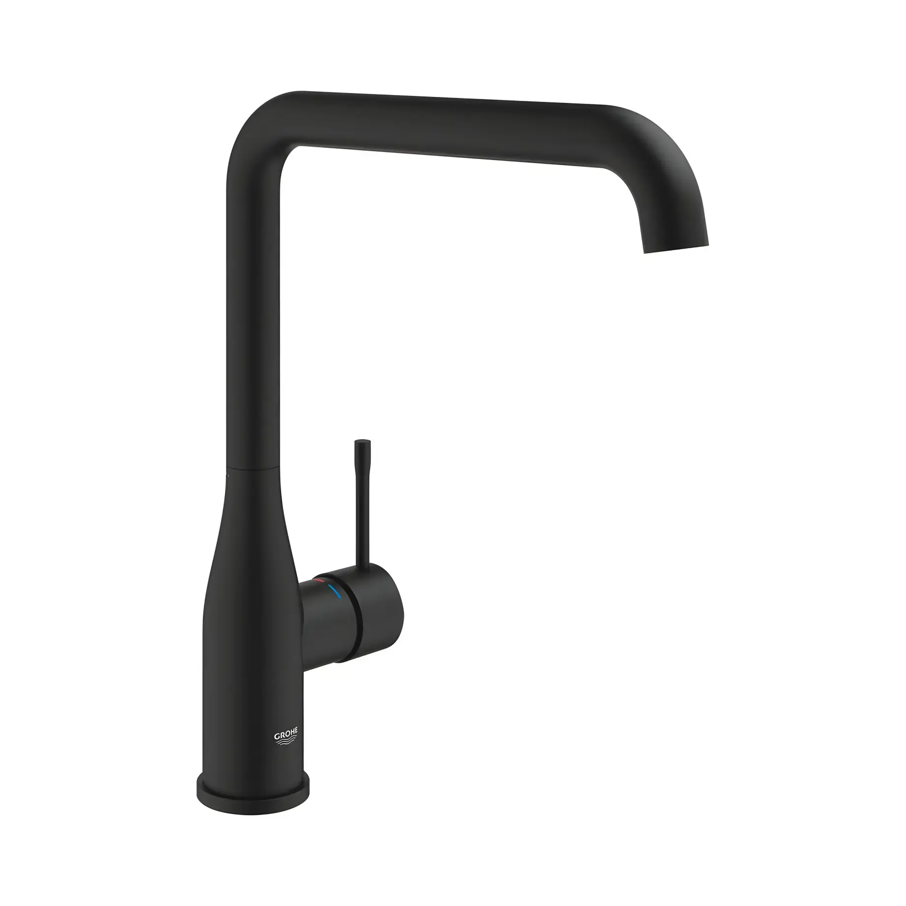 Змішувач для кухні Essence Grohe 30505KF0 Phantom Black — вид на білому тлі