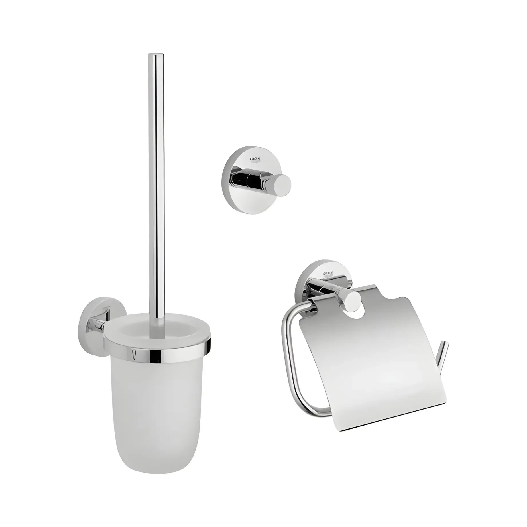 Набір аксесуарів Essentials 3 в 1 Grohe 40407001 — вид на білому тлі