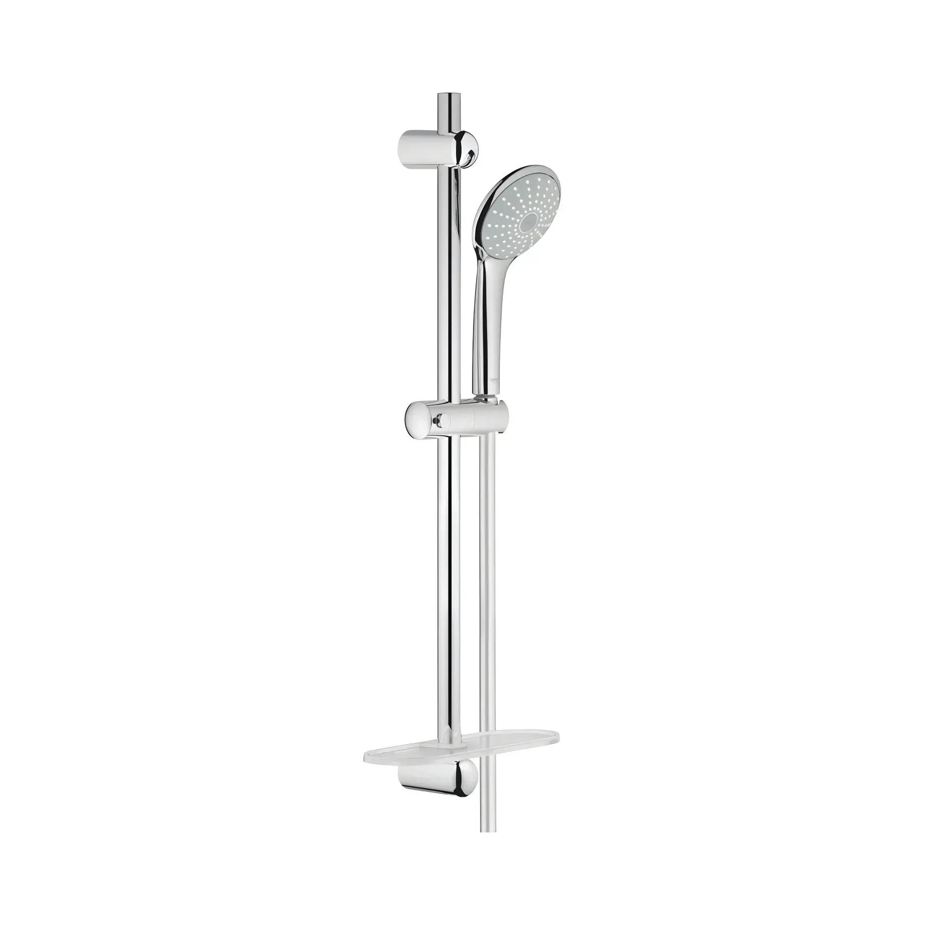 Душовий гарнітур зі стійкою 600 мм Euphoria 110 Mono Grohe 27266001 Chrome — вид на білому тлі