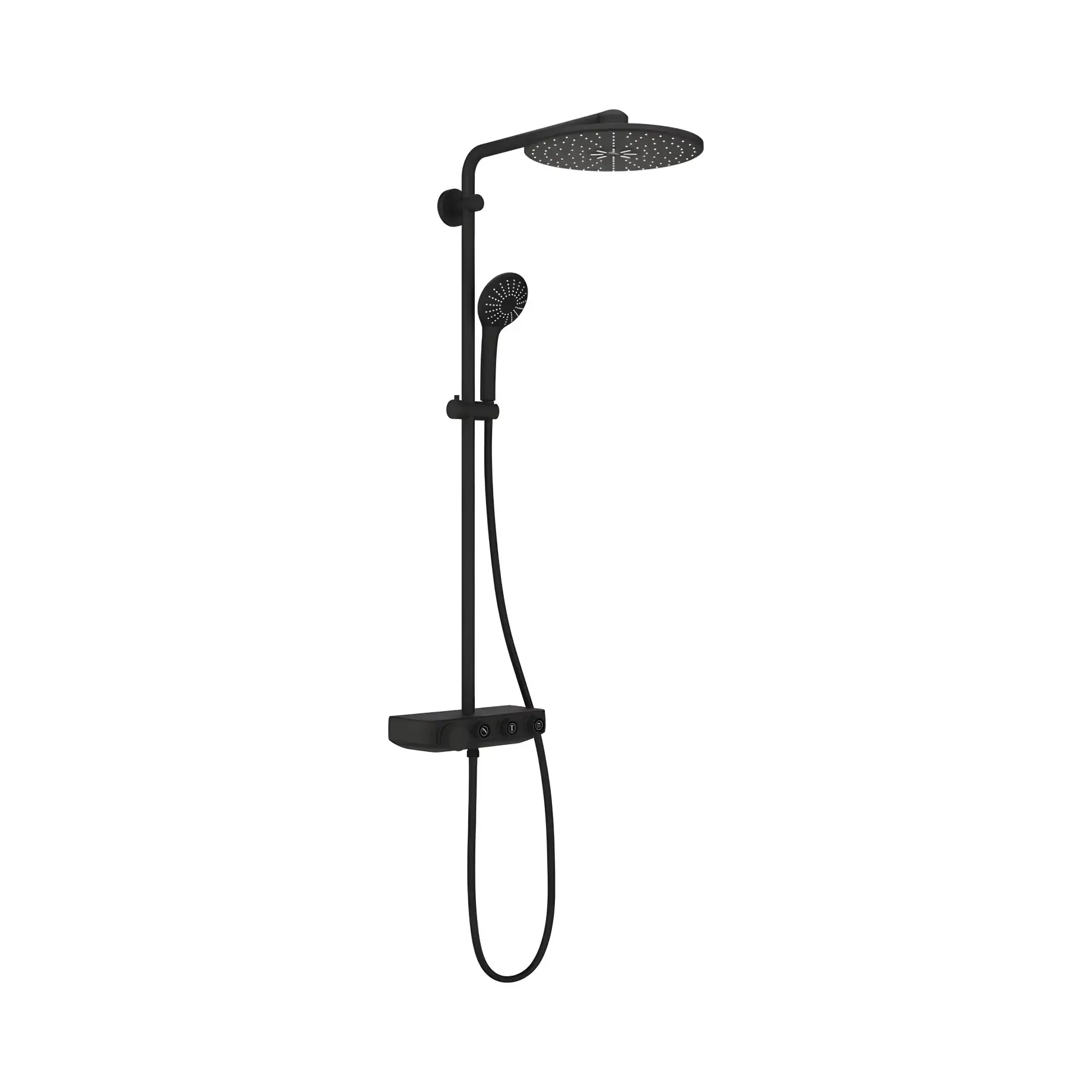 Душова система з термостатом Euphoria SmartControl 310 Grohe 22120KF0 — вид на білому тлі