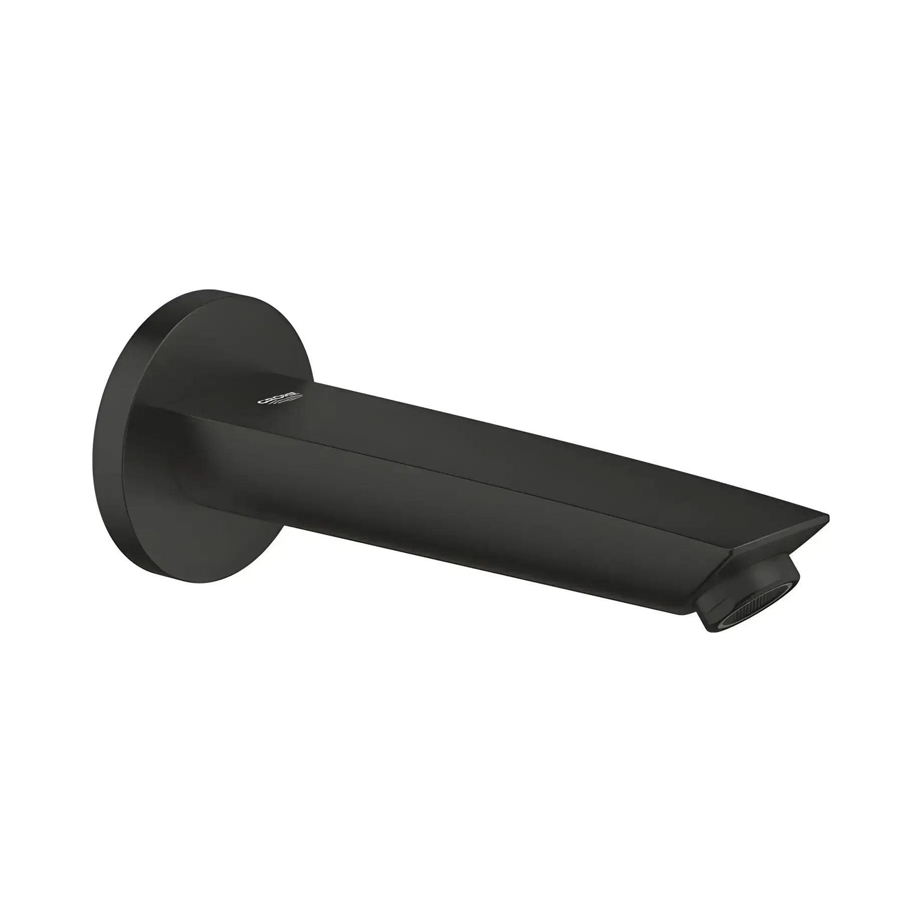 Вилив для ванни Eurosmart Grohe 134482433 Matt Black — вид на білому тлі