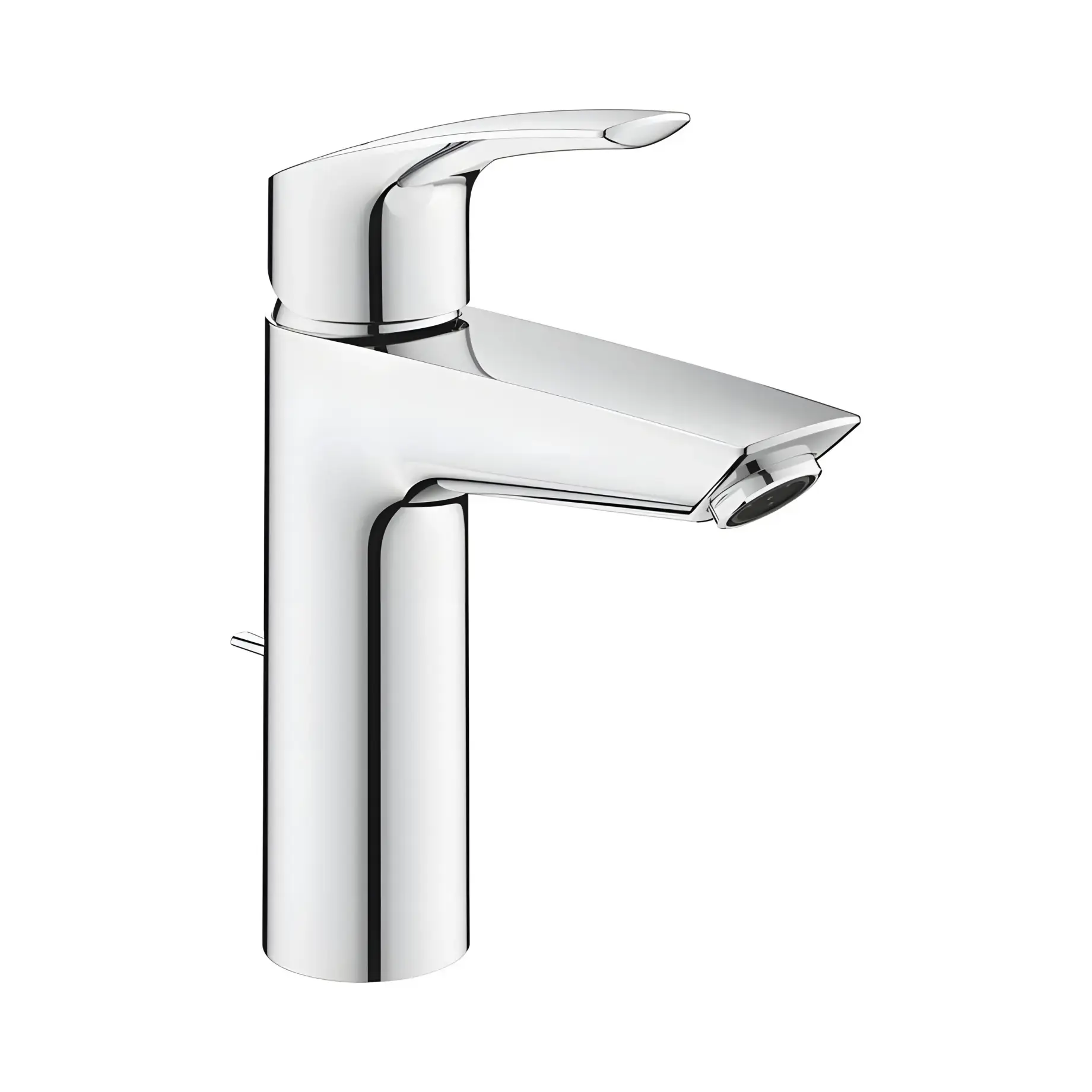 Змішувач для раковини з донним клапаном Eurosmart, розмір M Grohe 23322003 — вид на білому тлі
