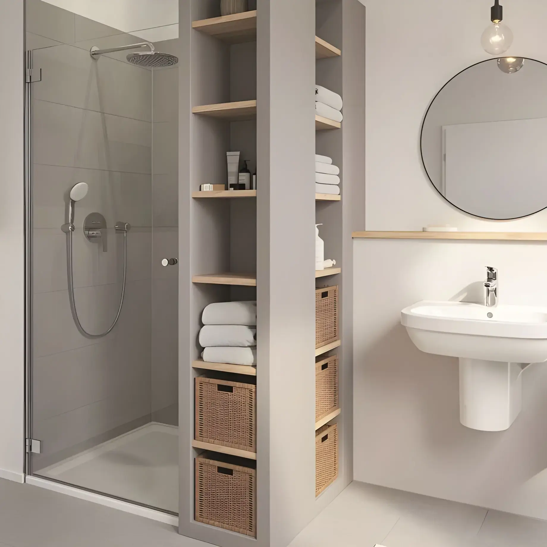 Змішувач для раковини Eurosmart з донним клапаном Push-Open , розмір S Grohe 23922003 — вид згори