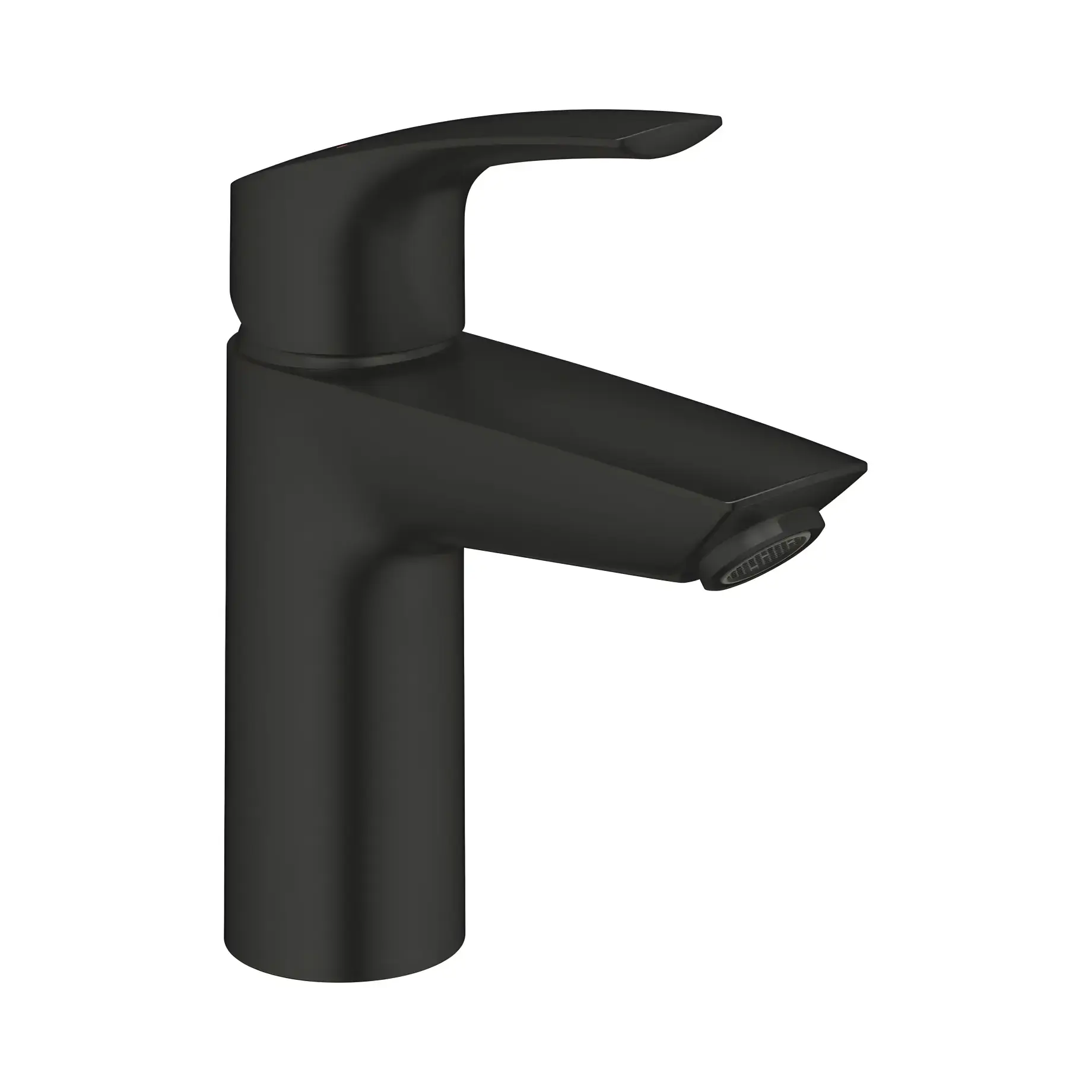 Змішувач для раковини Eurosmart  з донним клапаном Push-Open, розмір S Grohe 239222433 Black — вид на білому тлі