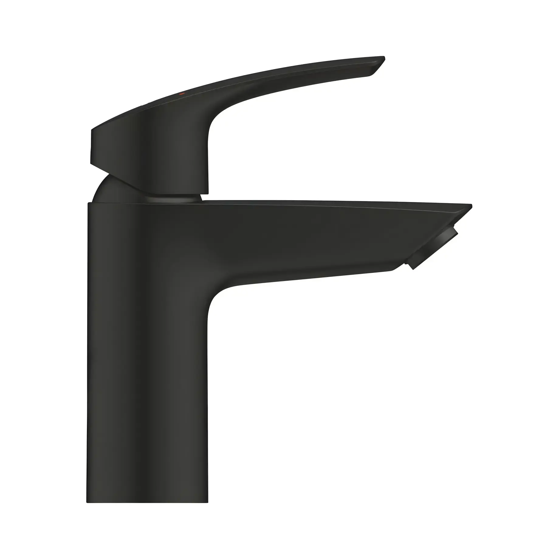 Змішувач для раковини Eurosmart  з донним клапаном Push-Open, розмір S Grohe 239222433 Black — бічний ракурс