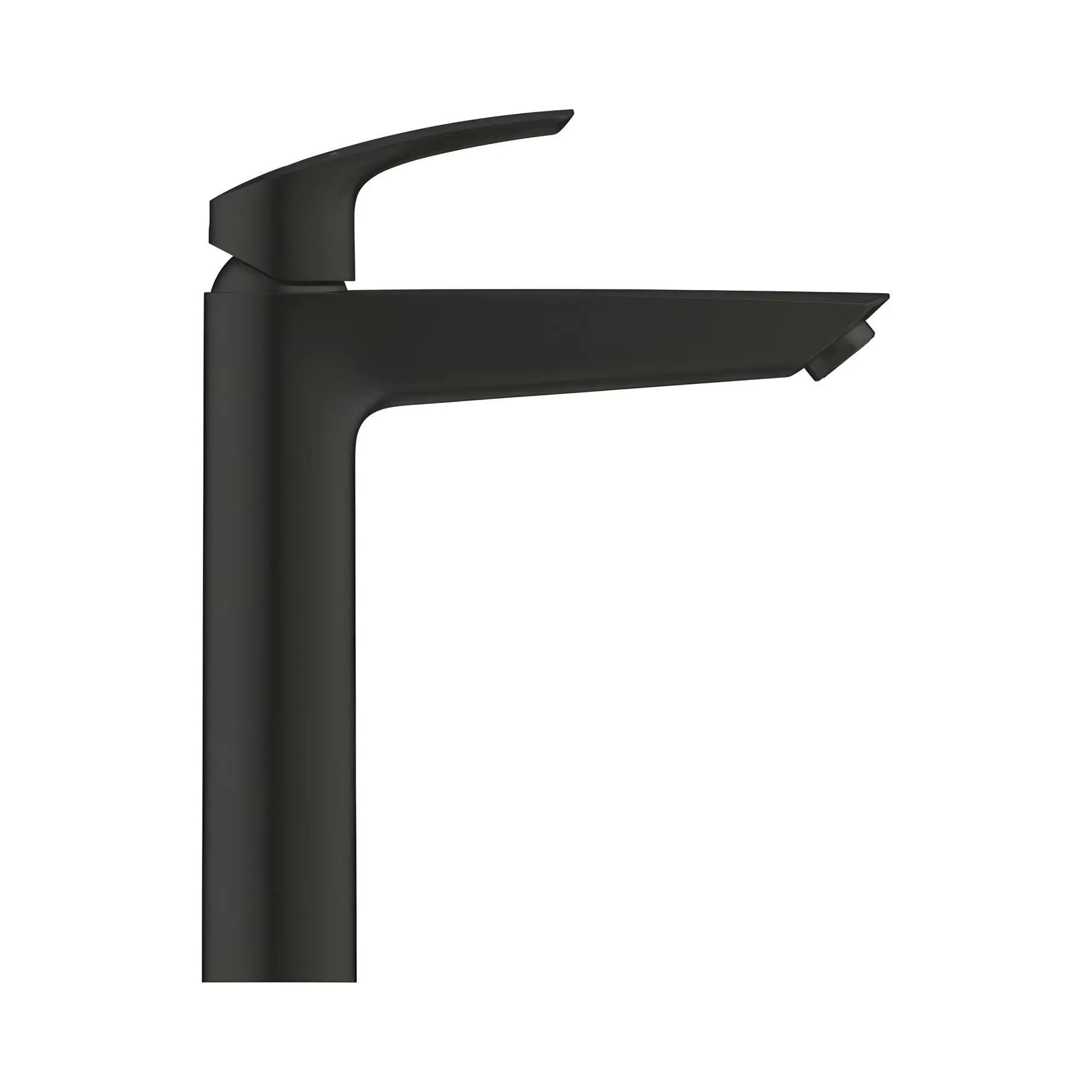 Змішувач для раковини високий Eurosmart, розмір XL Grohe 239712433 Matt Black — вид спереду
