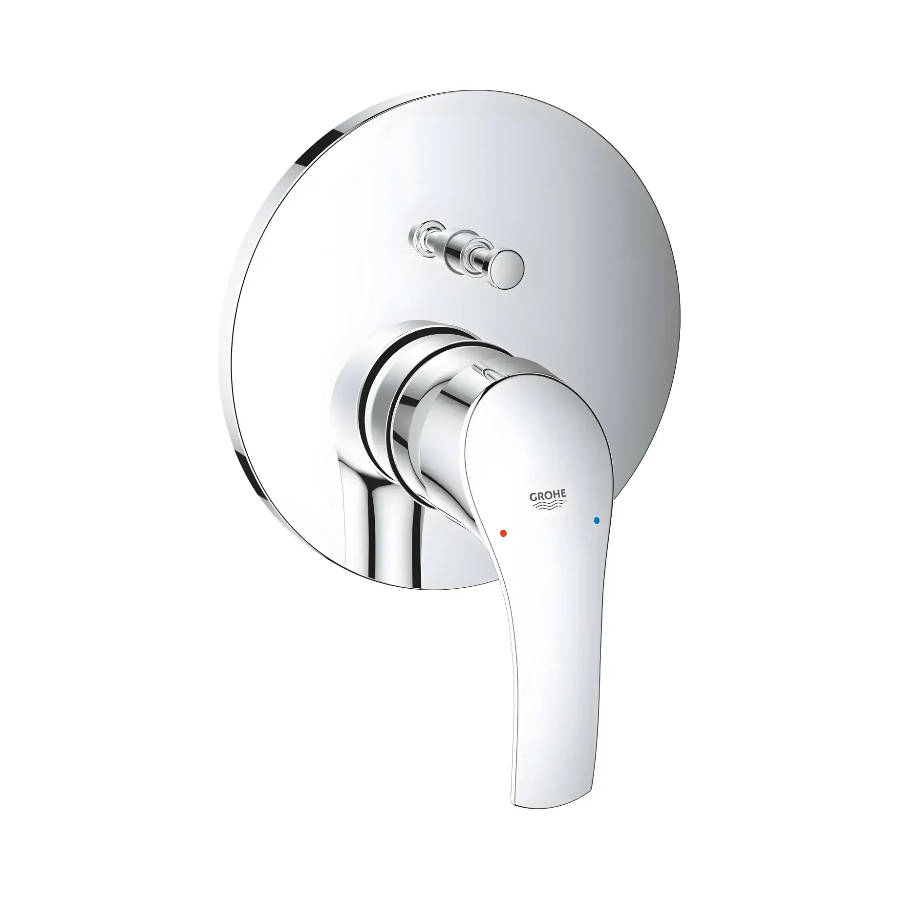 Змішувач для ванни/душу прихованого монтажу на 2 споживача Eurosmart Grohe 24043002 Chrome — вид на білому тлі