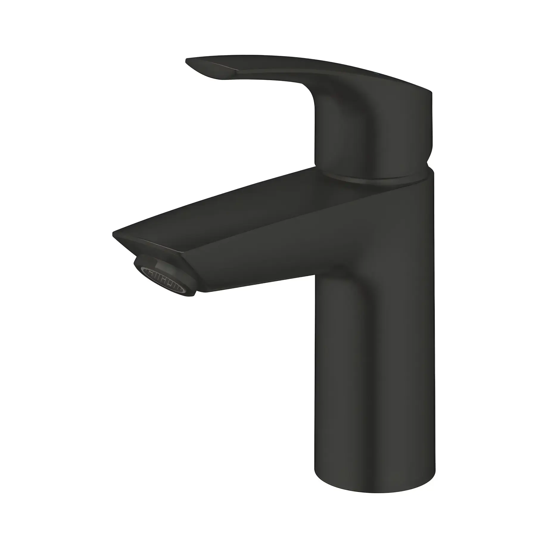 Змішувач для раковини Eurosmart, розмір S Grohe 324672433 Matt Black — бічний ракурс