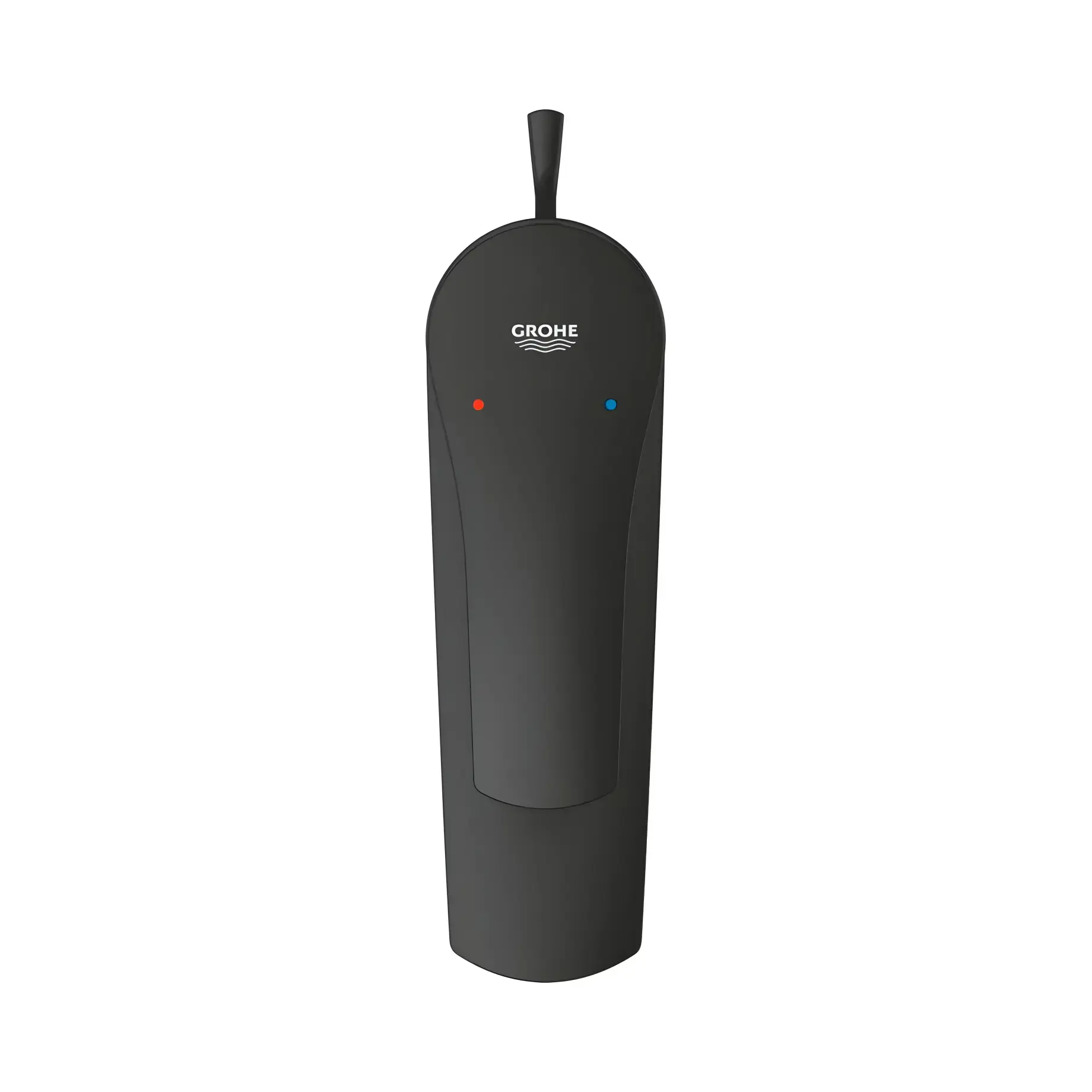 Змішувач для раковини з донним клапаном Eurosmart, розмір S Grohe 332652433 Black — бічний ракурс