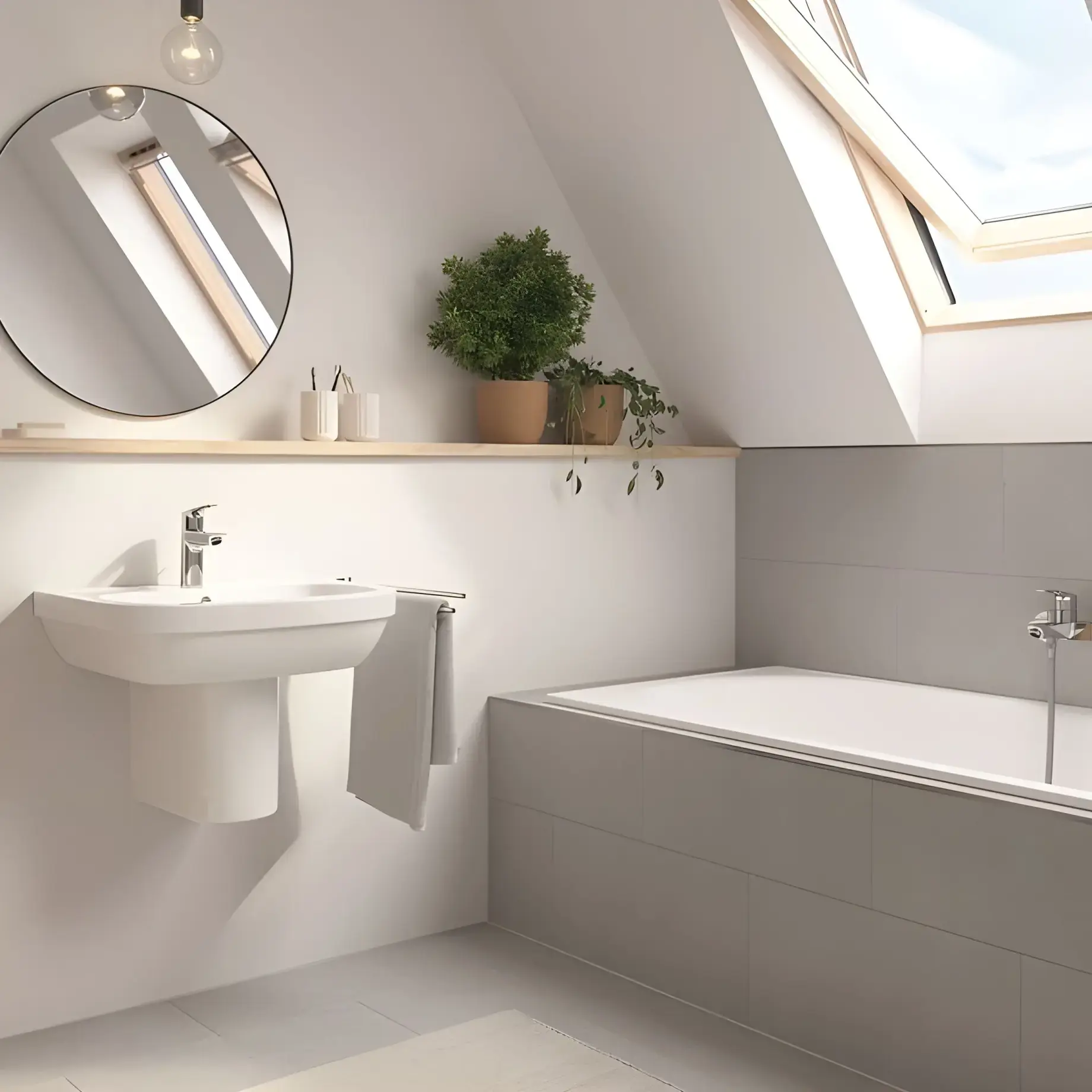 Змішувач для ванни Eurosmart Grohe 33300003 — вид спереду