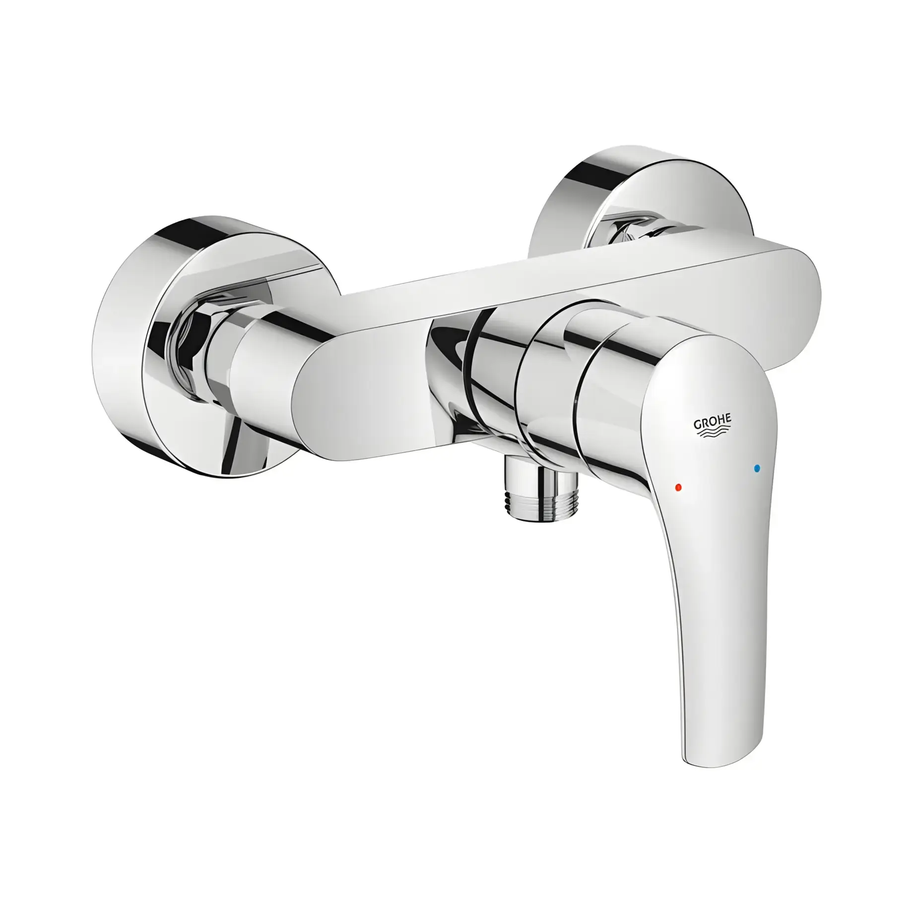 Змішувач для душу Eurosmart New Grohe 33555003 Chrome — вид на білому тлі