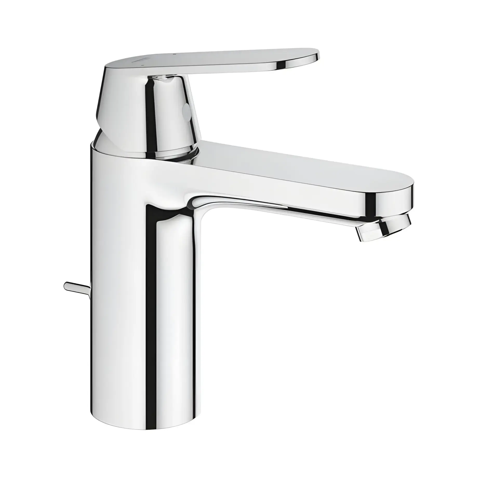 Змішувач для раковини з донним клапаном Eurosmart Cosmopolitan, розмір M Grohe 23325000 Chrome — вид на білому тлі