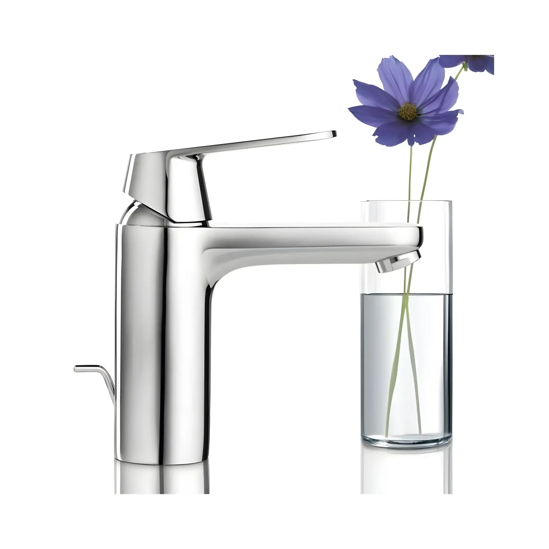Змішувач для раковини з донним клапаном Eurosmart Cosmopolitan, розмір M Grohe 23325000 — бічний ракурс