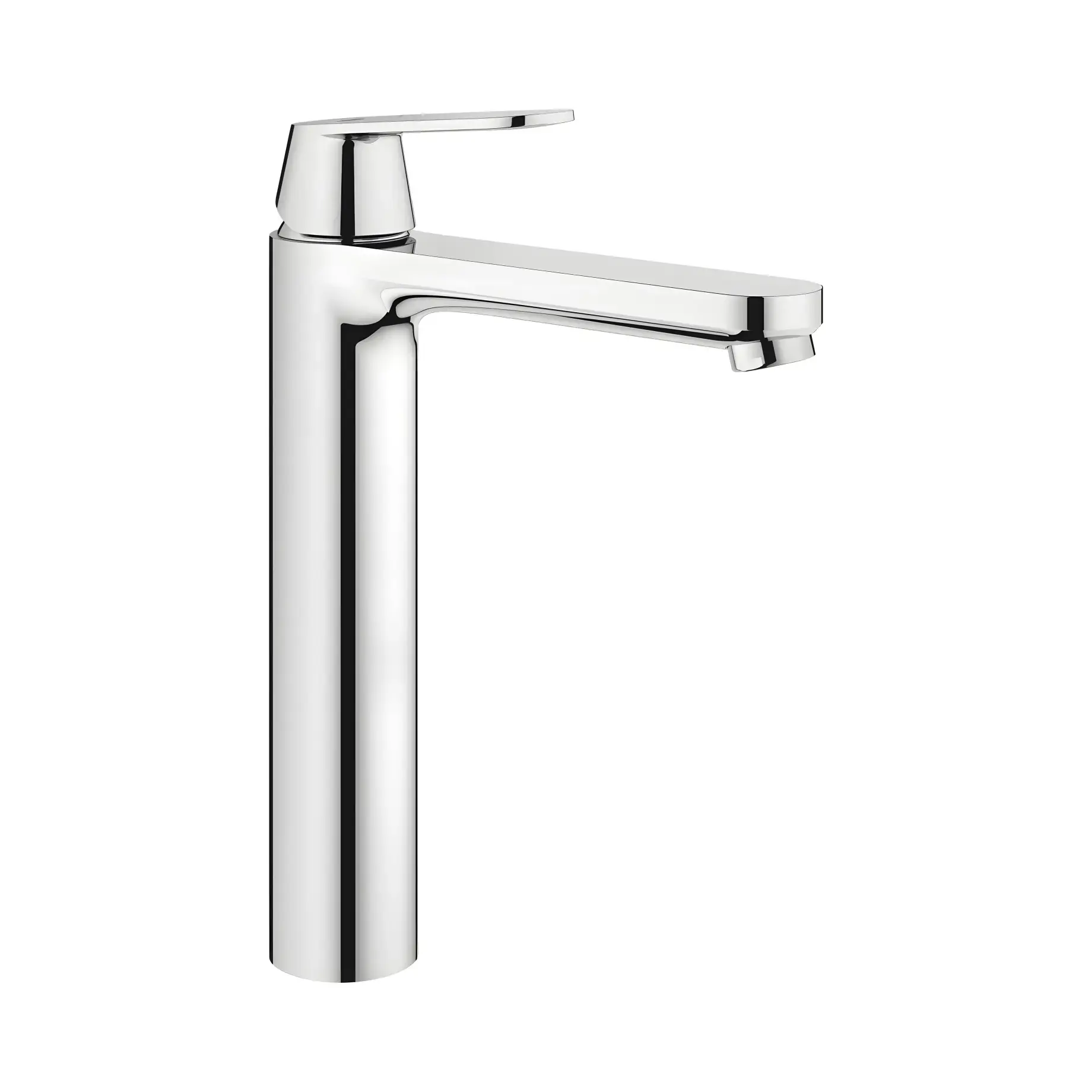 Змішувач для раковини високий Eurosmart Cosmopolitan, розмір XL Grohe 23921000 Chrome — вид на білому тлі