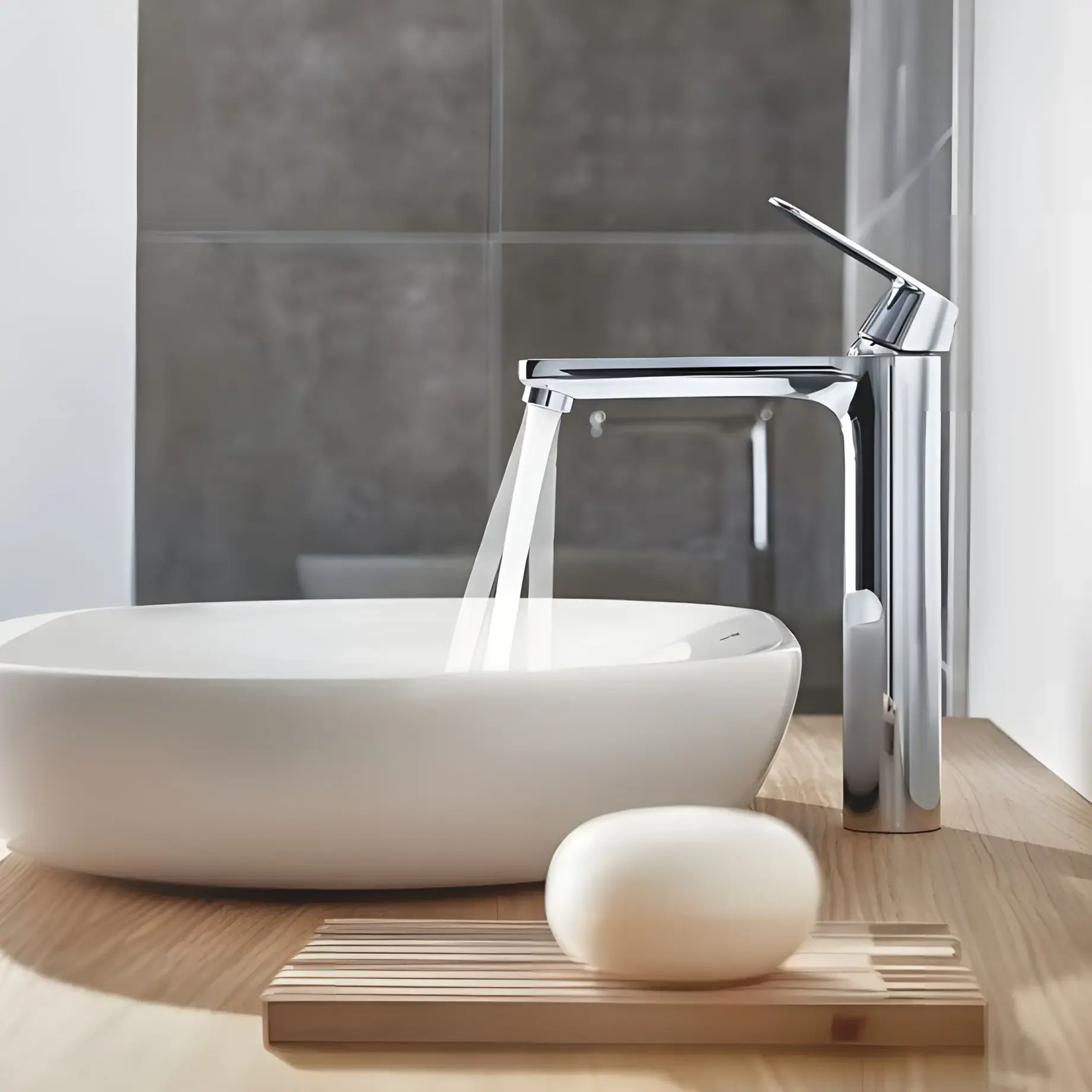 Змішувач для раковини високий Eurosmart Cosmopolitan, розмір XL Grohe 23921000 — вид спереду