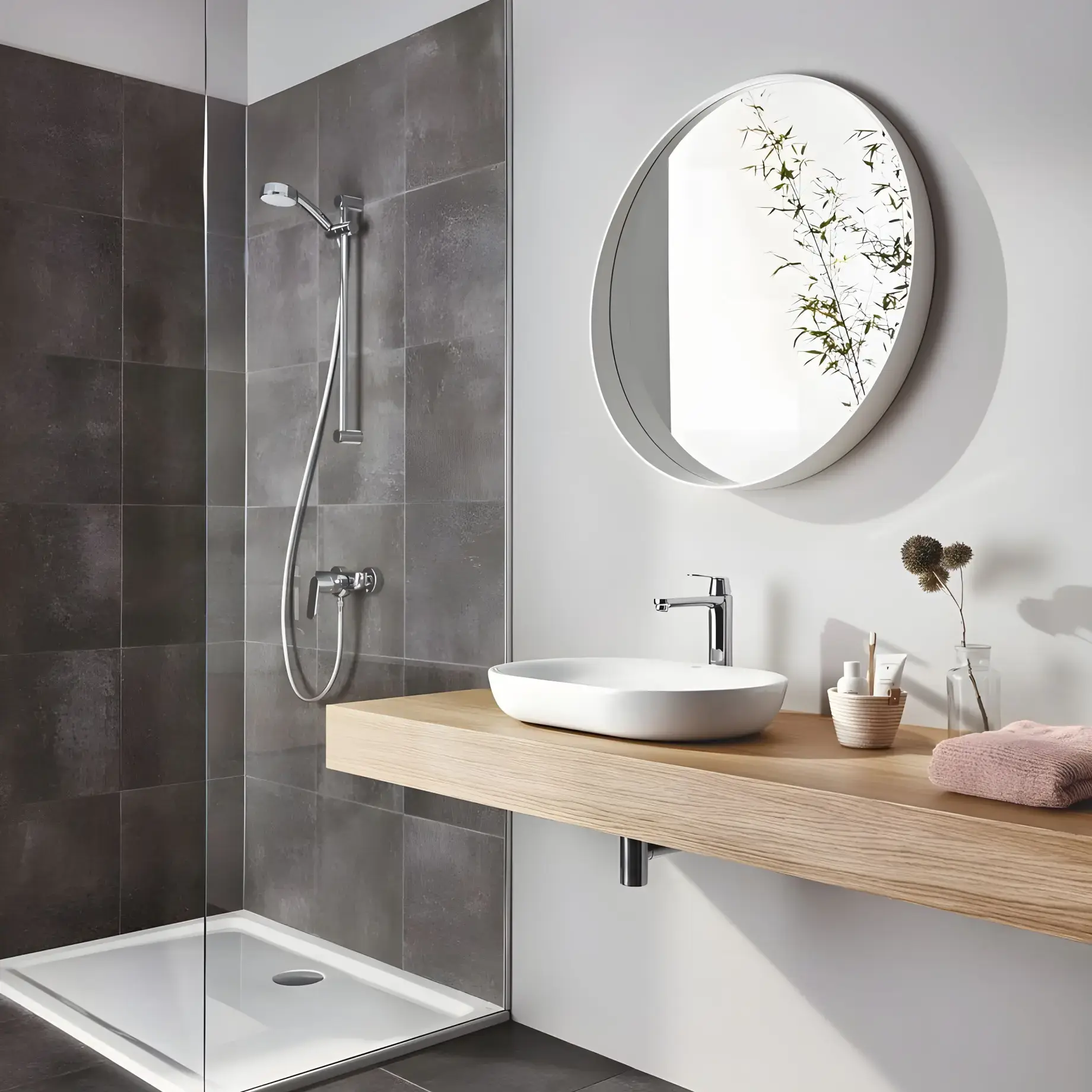 Змішувач для раковини високий Eurosmart Cosmopolitan, розмір XL Grohe 23921000 — вид згори