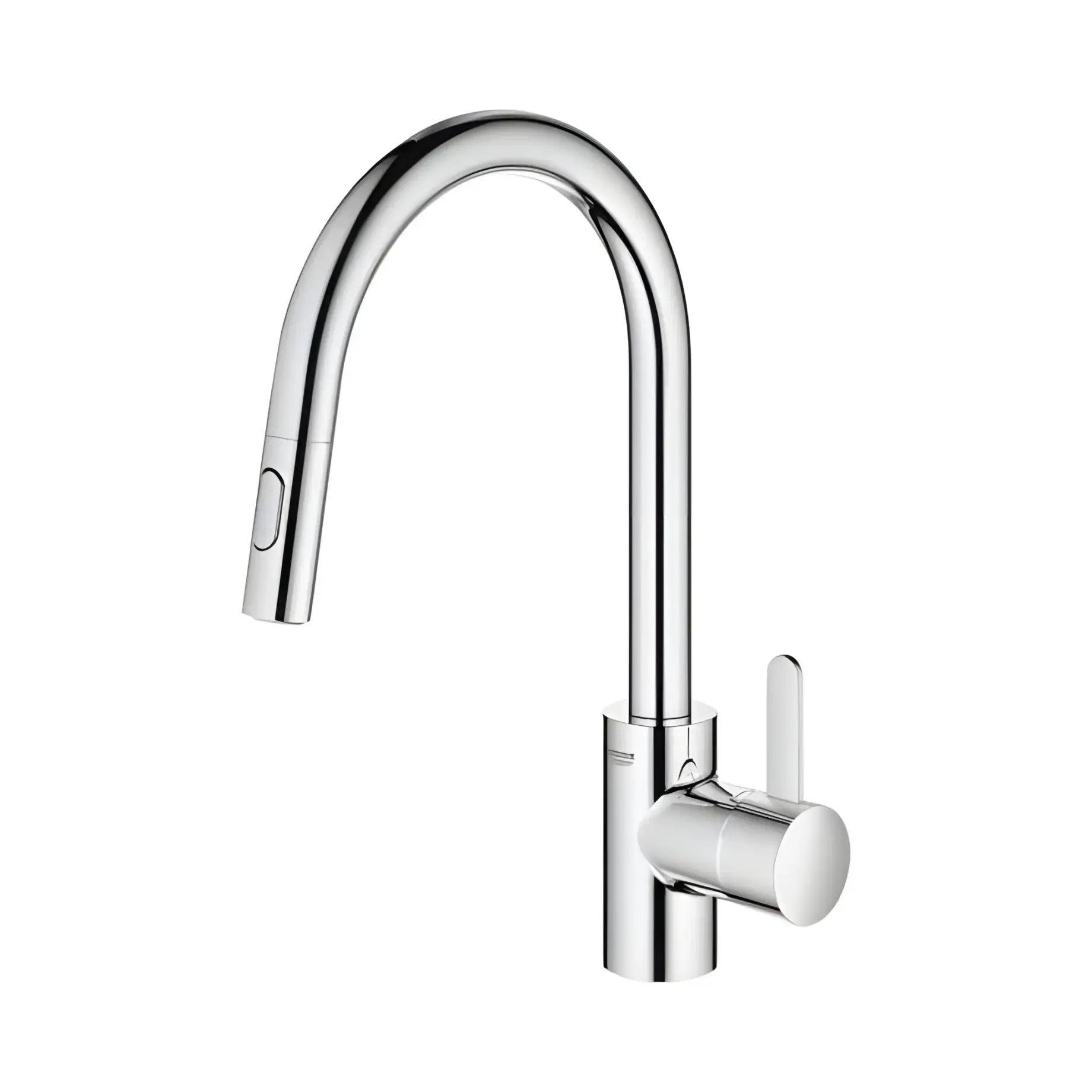 Змішувач для кухні з витяжним виливом Eurosmart Cosmopolitan Grohe 31481001 — бічний ракурс