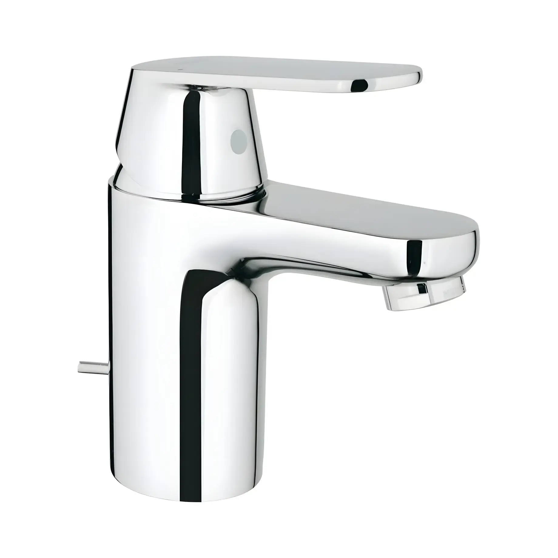 Змішувач для раковини з донним клапаном Eurosmart Cosmopolitan, розмір S Grohe 3282500E Chrome — вид на білому тлі
