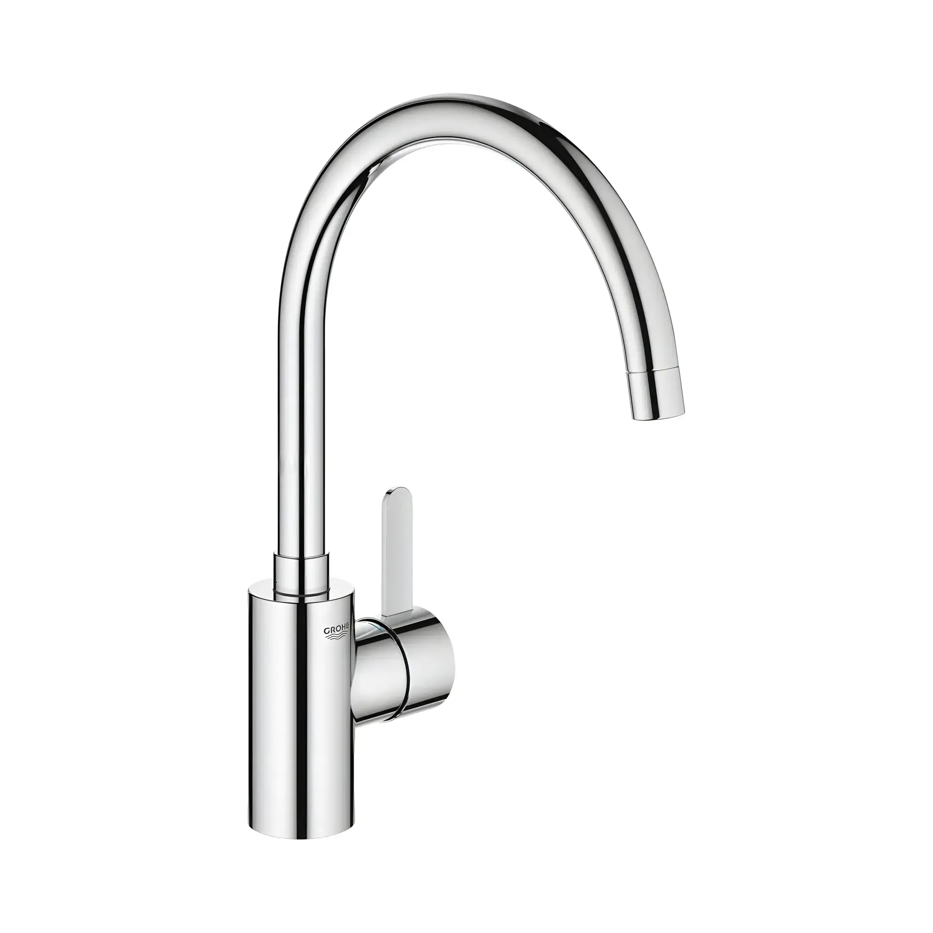 Змішувач для кухні Eurosmart Cosmopolitan Grohe 32843002 Chrome — вид на білому тлі