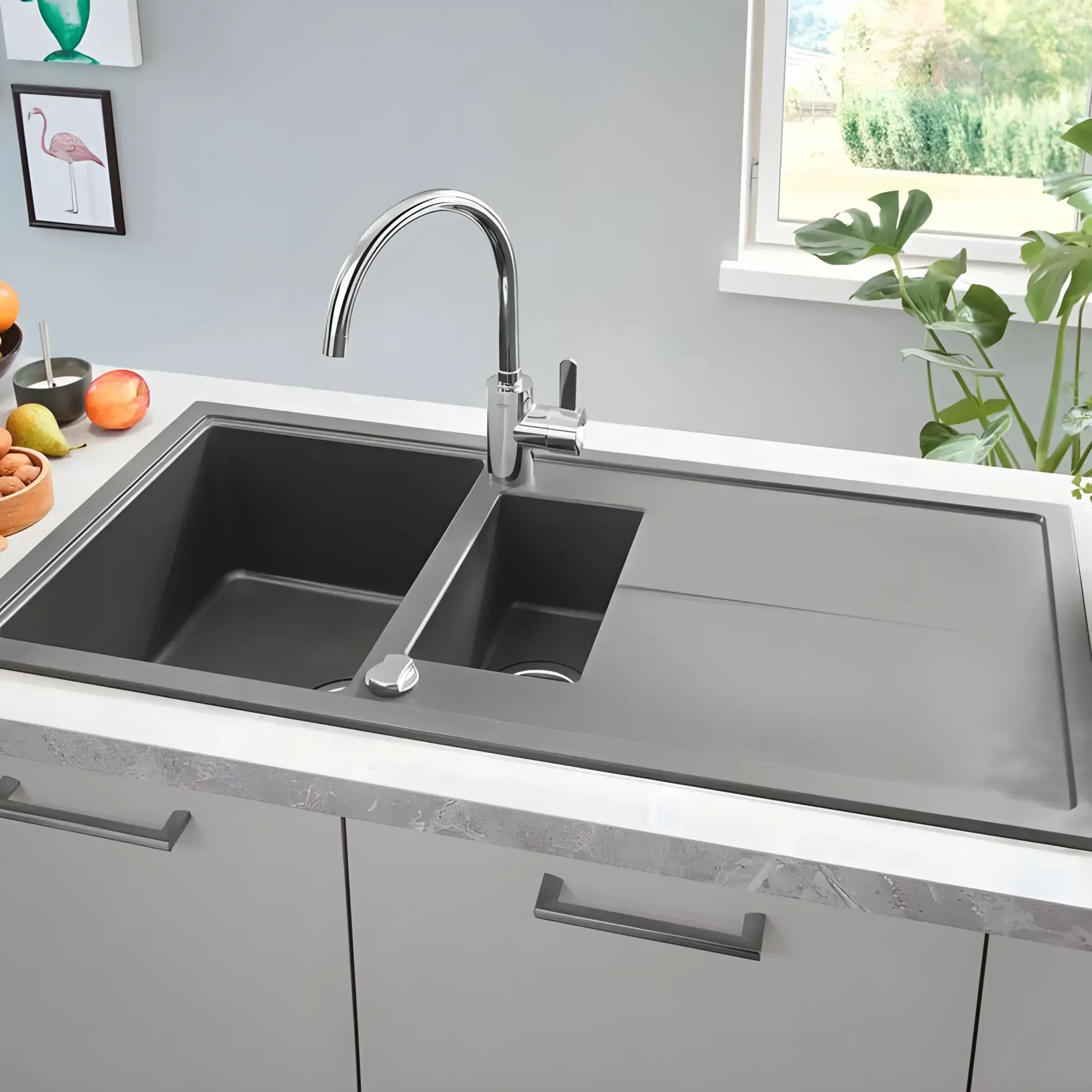 Смеситель для кухни Eurosmart Cosmopolitan Grohe 32843002 — вид спереди