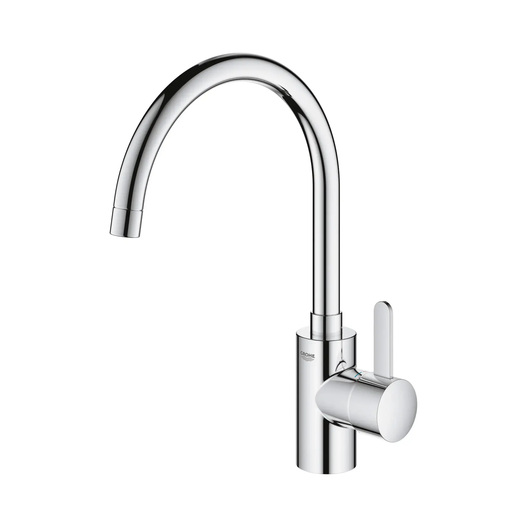 Смеситель для кухни Eurosmart Cosmopolitan Grohe 32843002 — боковой ракурс