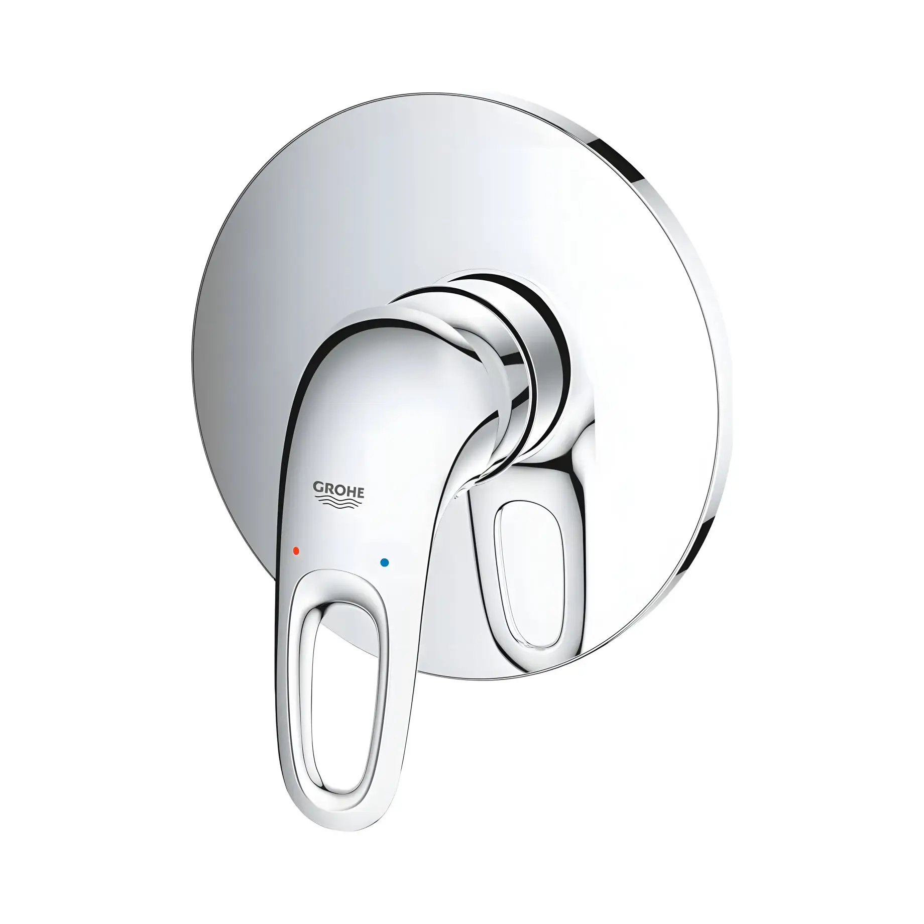Змішувач для душу прихованого монтажу Eurostyle Grohe 24048003 — бічний ракурс