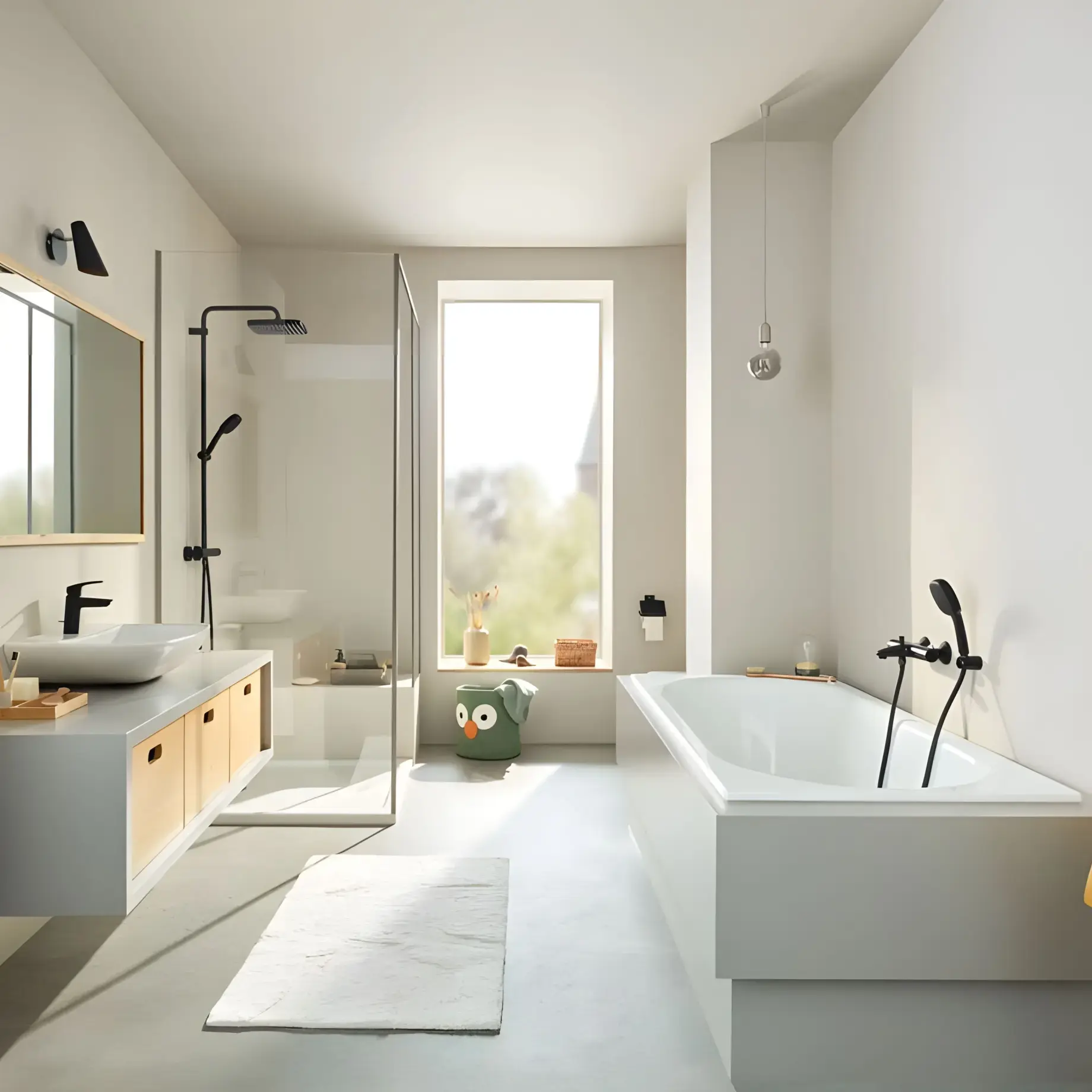 Термостат для ванни Grohtherm 800 з душовим гарнітуром Tempesta 110 Grohe 1022032430 + 261642433 — бічний ракурс