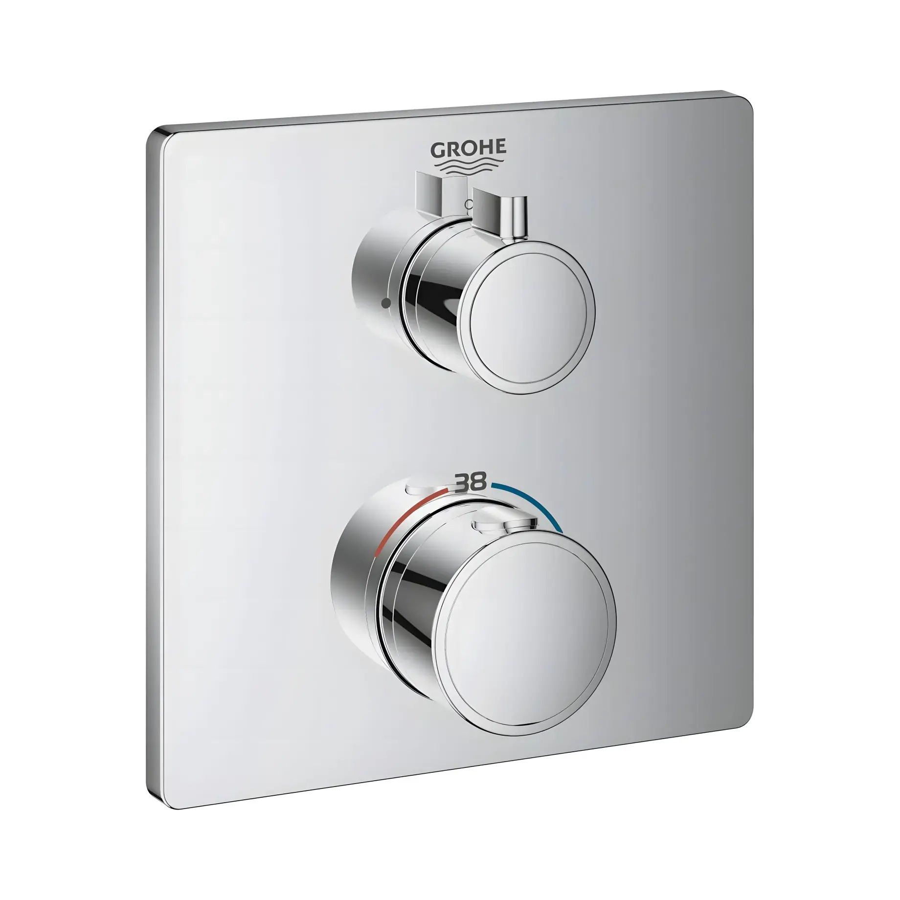 Термостат для ванни/душу прихованого монтажу на 1 споживача Grohtherm Grohe 24078000 — вид на білому тлі