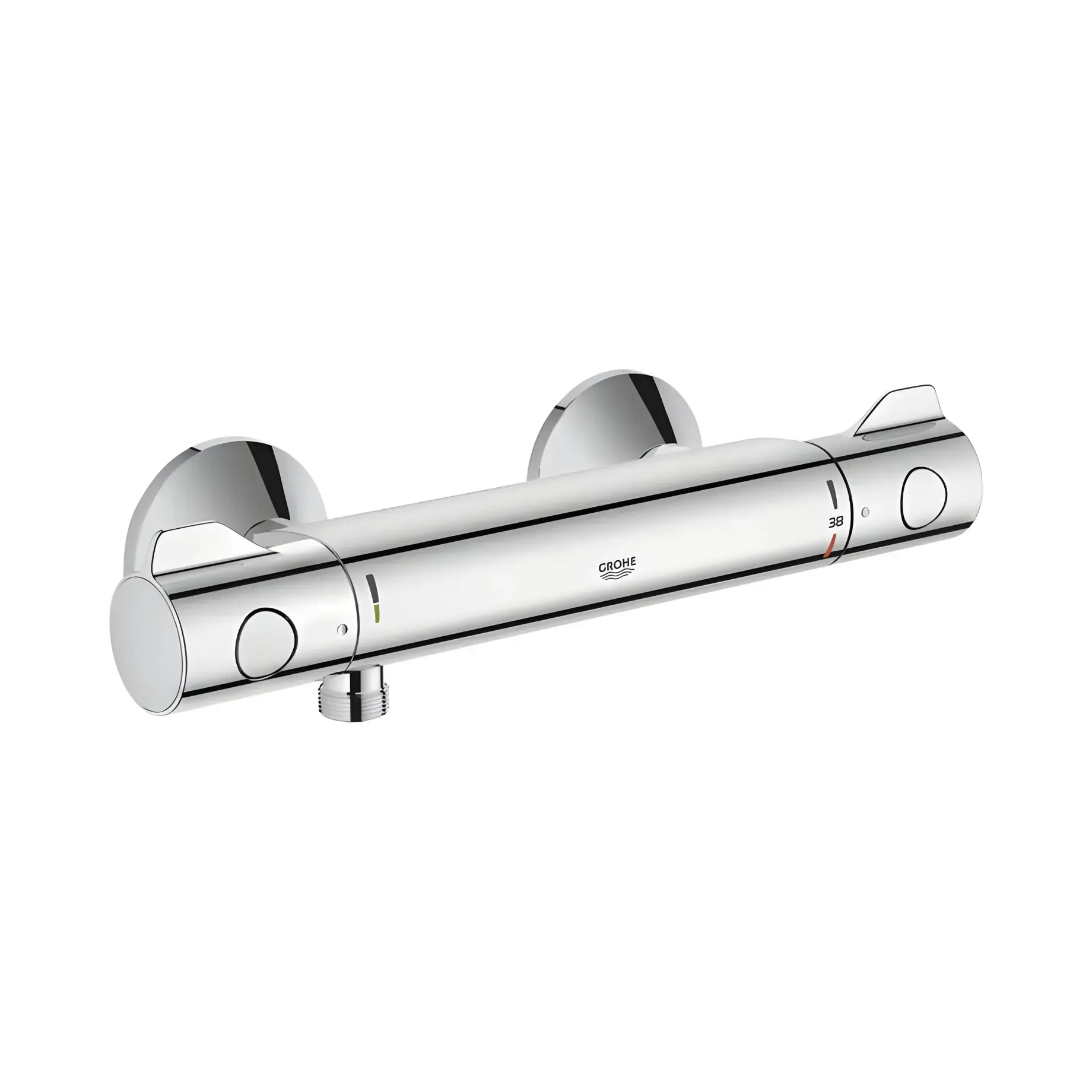 Термостат для душу Grohtherm 800 Grohe 34558000 Chrome — вид на білому тлі