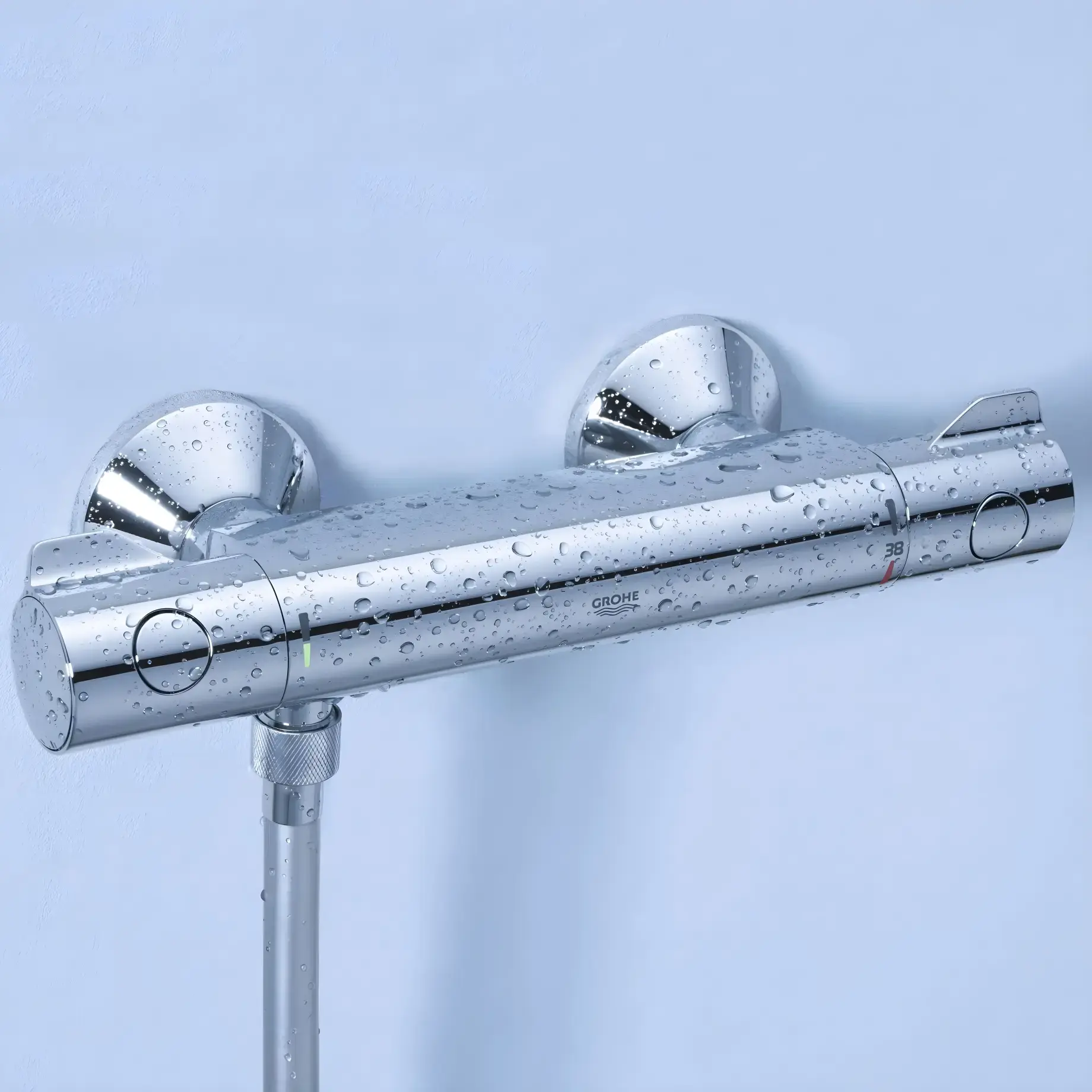 Термостат для душа Grohtherm 800 Grohe 34558000 — вид спереди