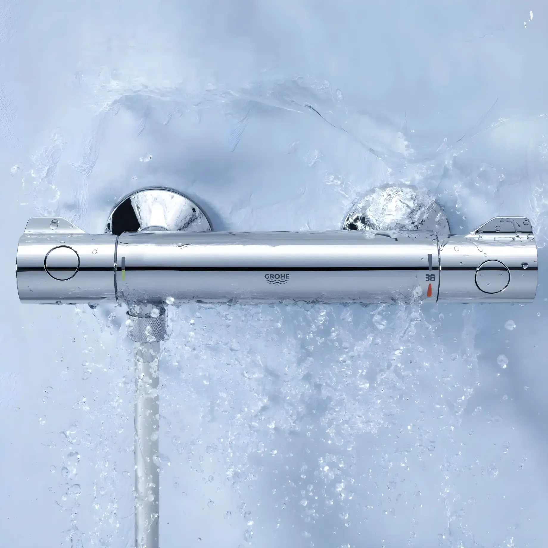 Термостат для душа Grohtherm 800 Grohe 34558000 — боковой ракурс