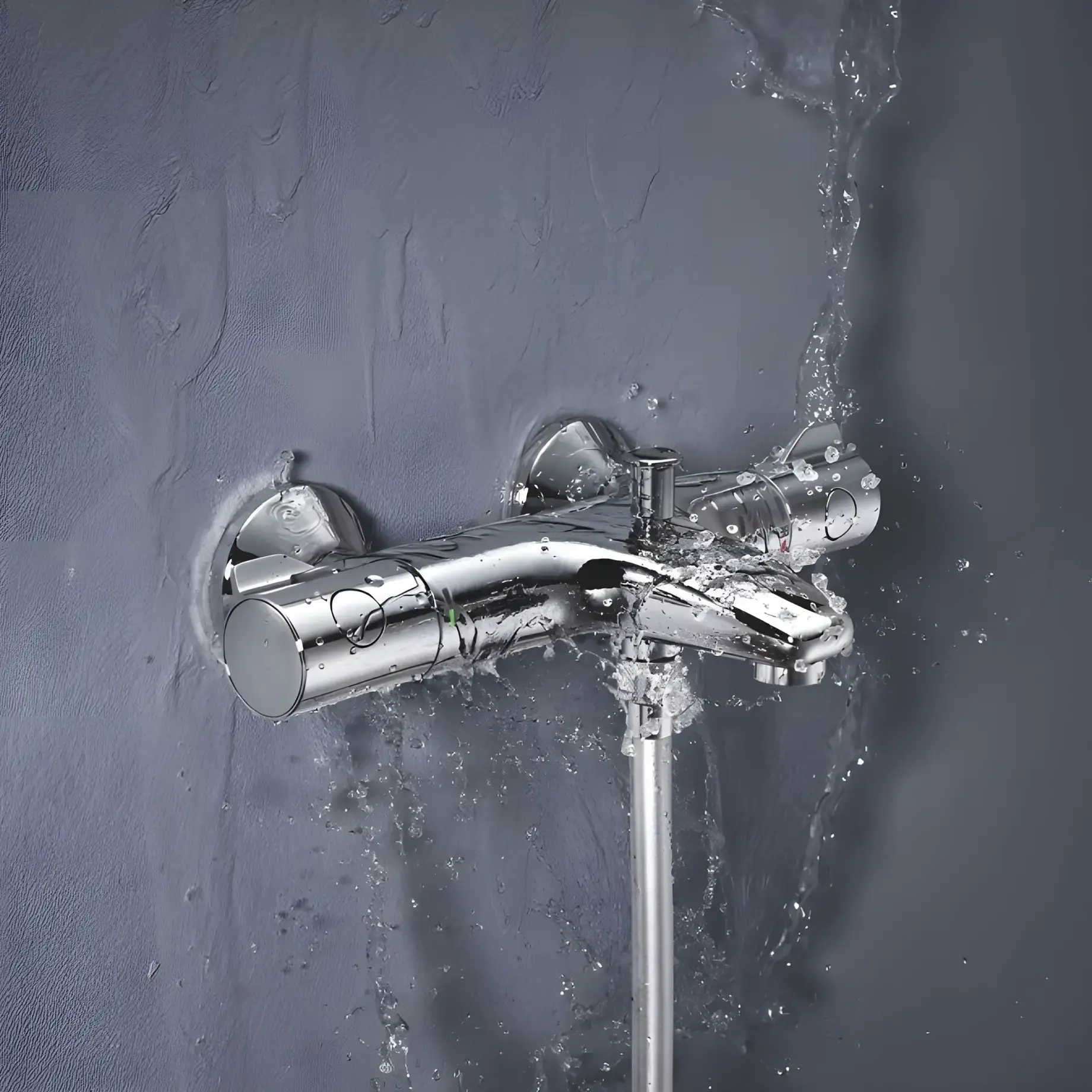 Термостат для ванной Grohtherm 800 Grohe 34567000 — вид спереди