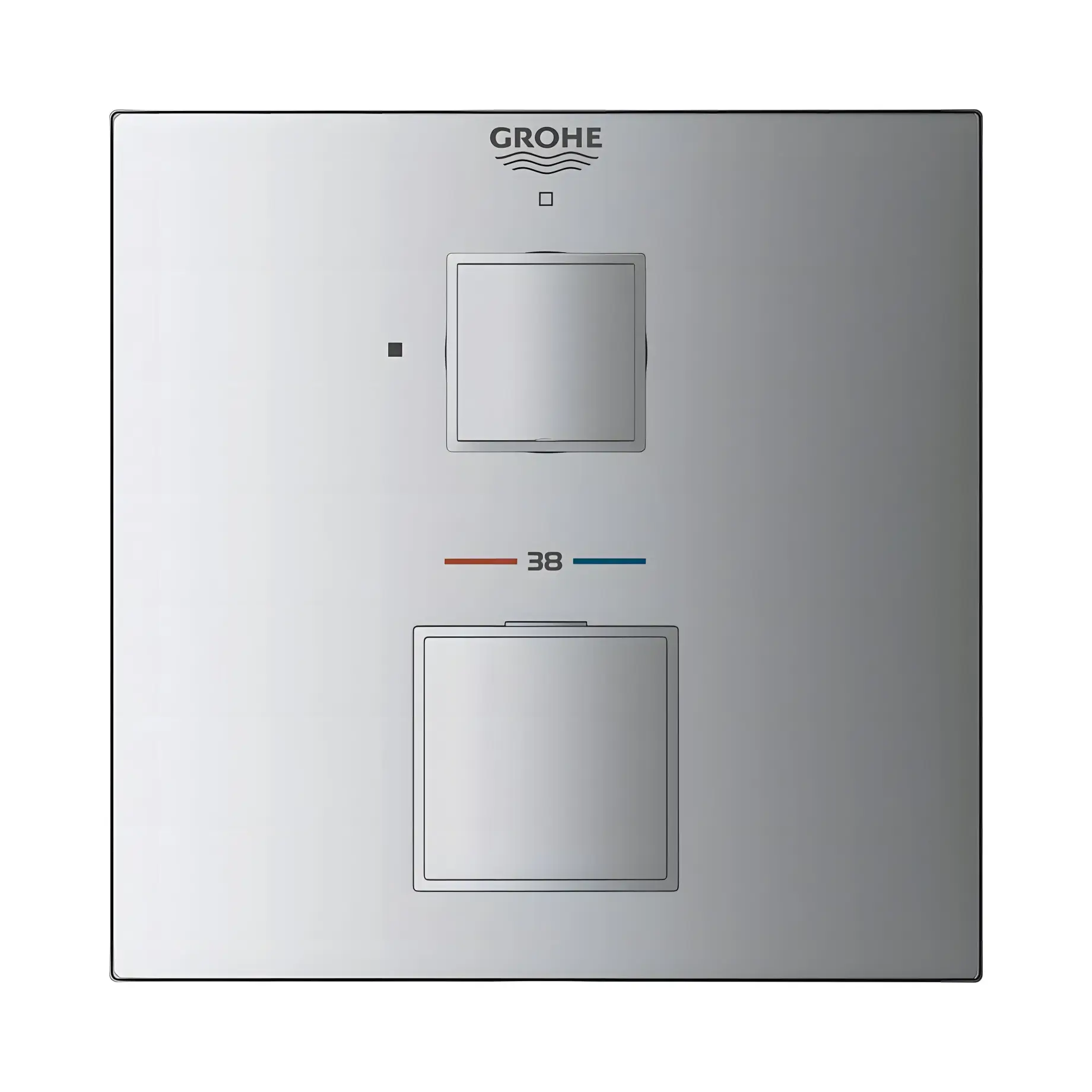 Термостат для ванни/душу прихованого монтажу на 1 споживача Grohtherm Cube Grohe 24153000 — бічний ракурс