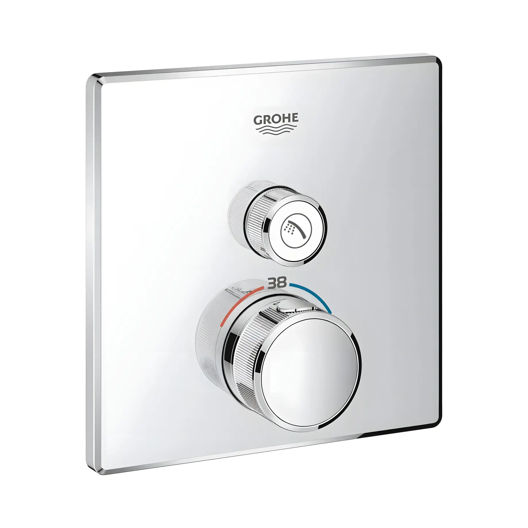 Термостат для ванни/душу прихованого монтажу на 1 споживача Grohtherm SmartControl Grohe 29123000 — вид на білому тлі